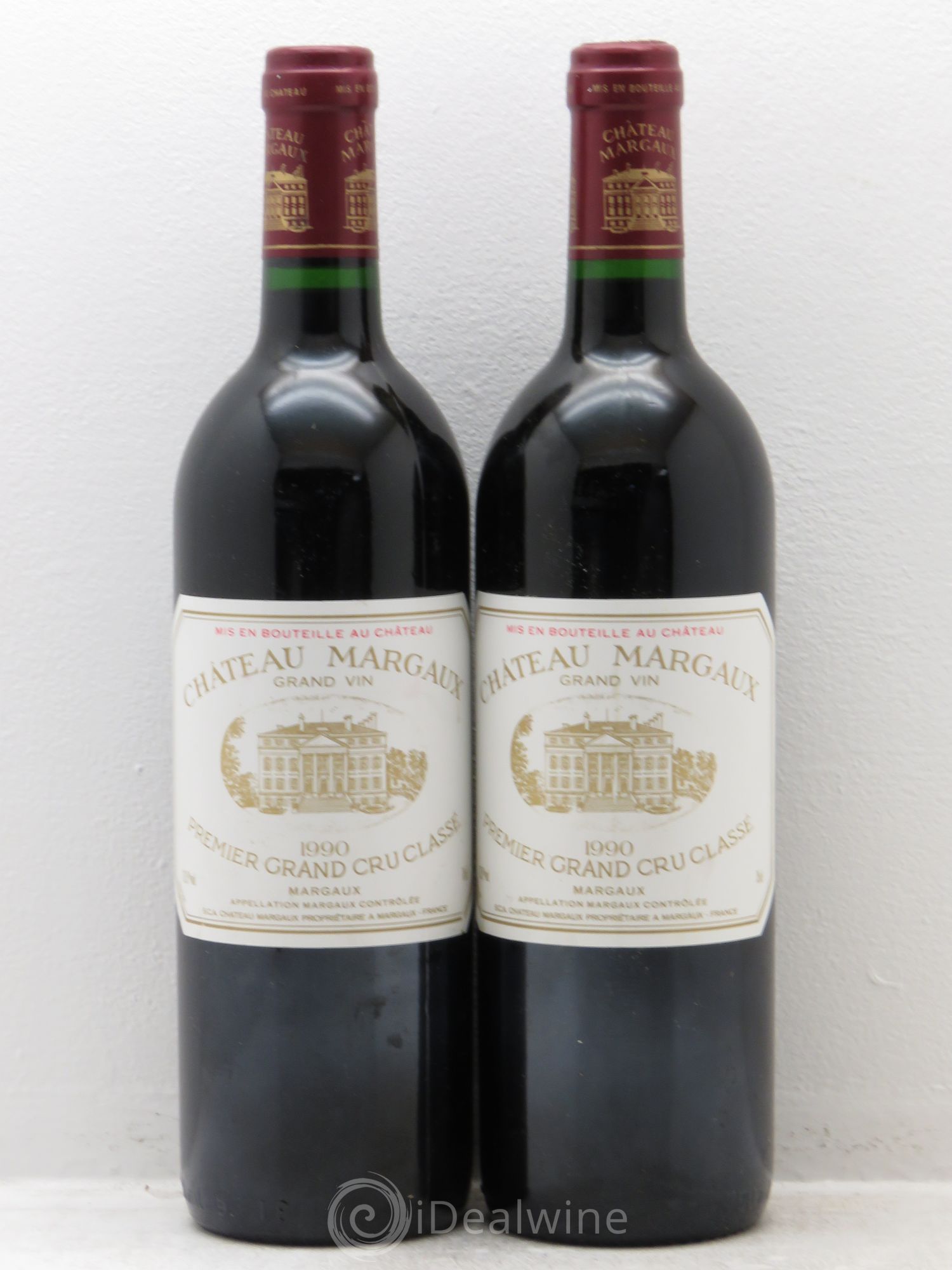 Château Margaux 1er Grand Cru Classé 1990 - Lot de 2 bouteilles - 0