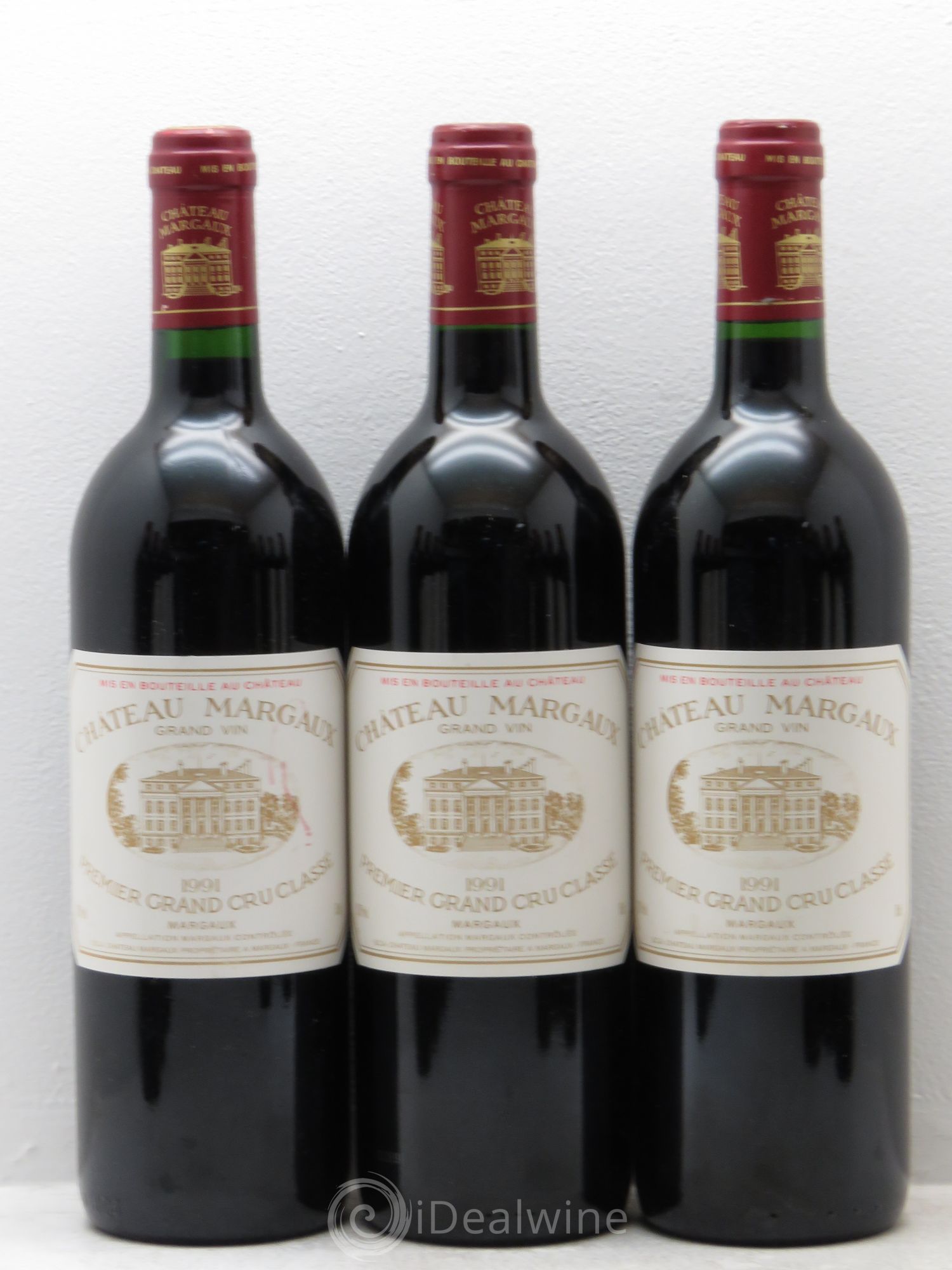 Château Margaux 1er Grand Cru Classé 1991 - Lot de 12 bouteilles - 1