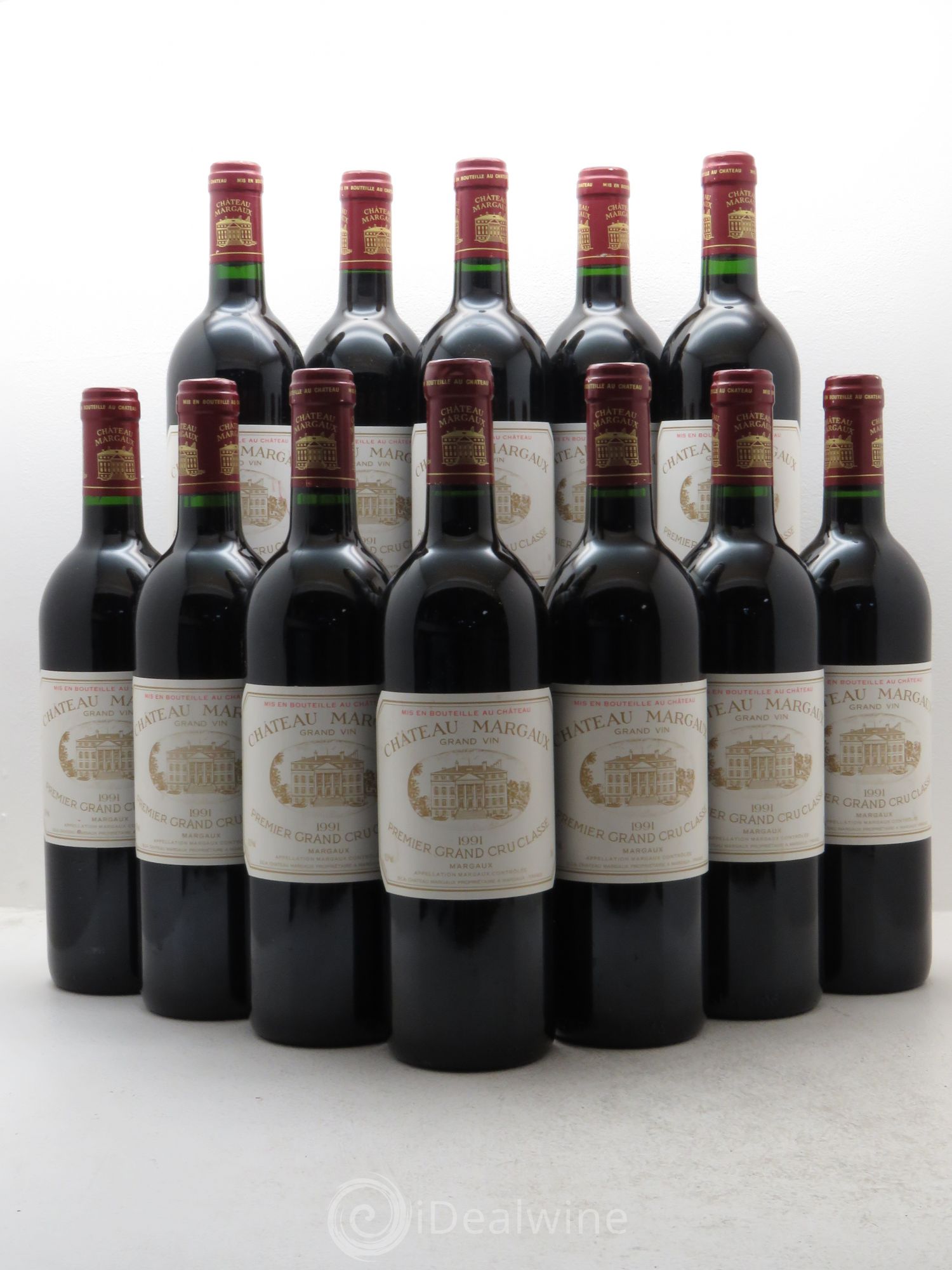 Château Margaux 1er Grand Cru Classé 1991 - Lot de 12 bouteilles - 0
