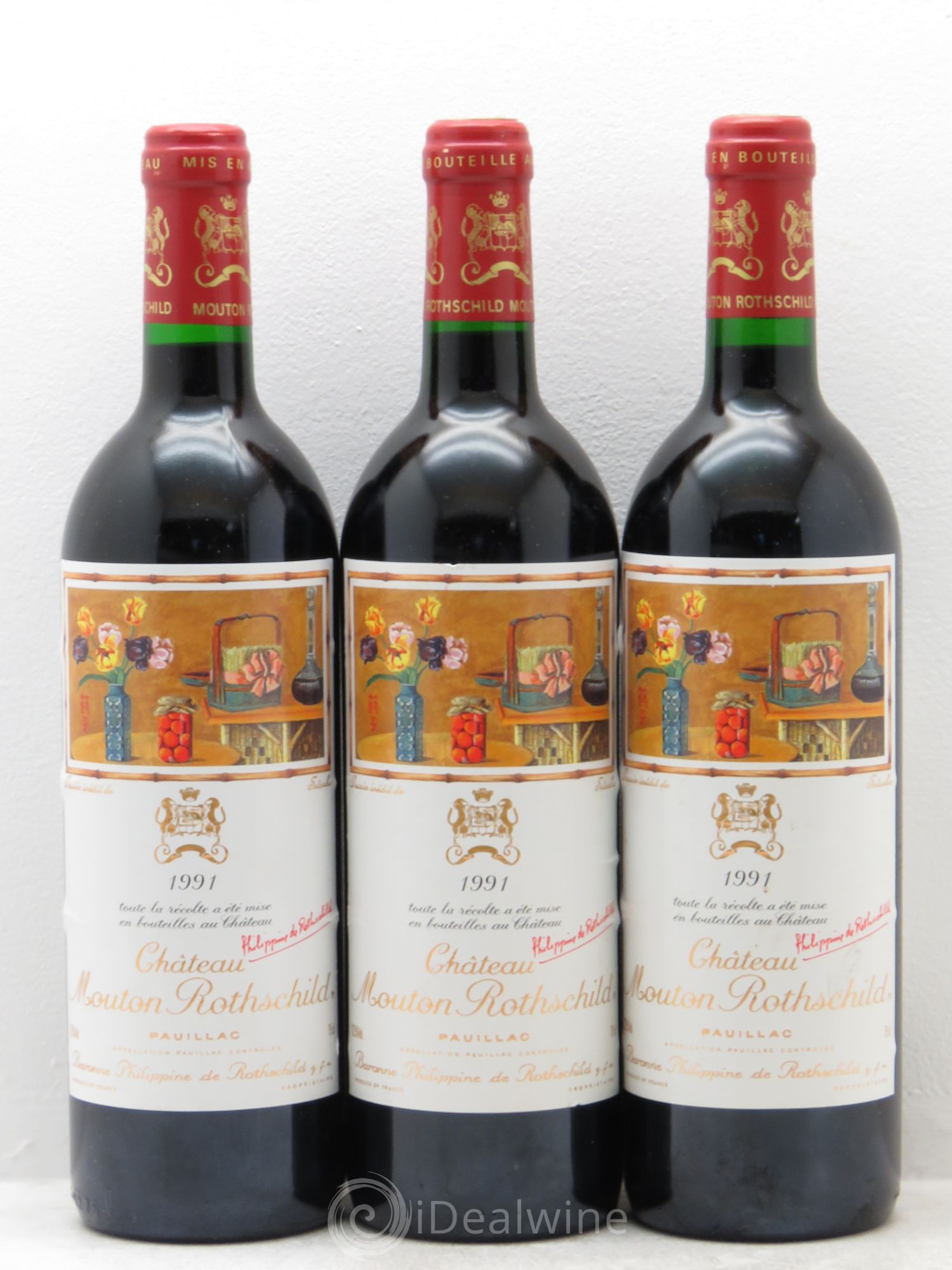 Château Mouton Rothschild 1er Grand Cru Classé 1991 - Lot de 6 bouteilles - 2