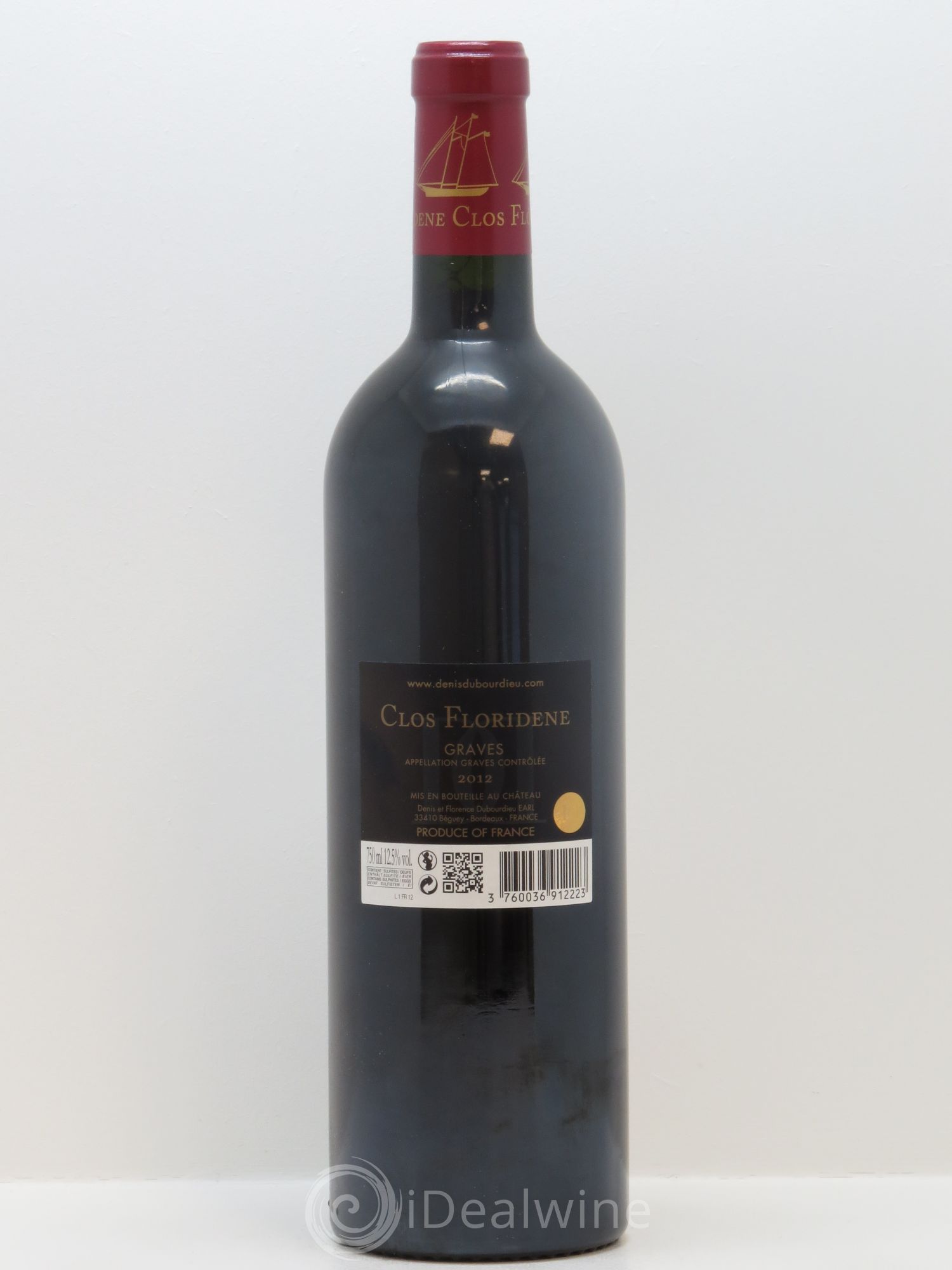 Clos Floridène 2012 - Lot de 1 bouteille - 1