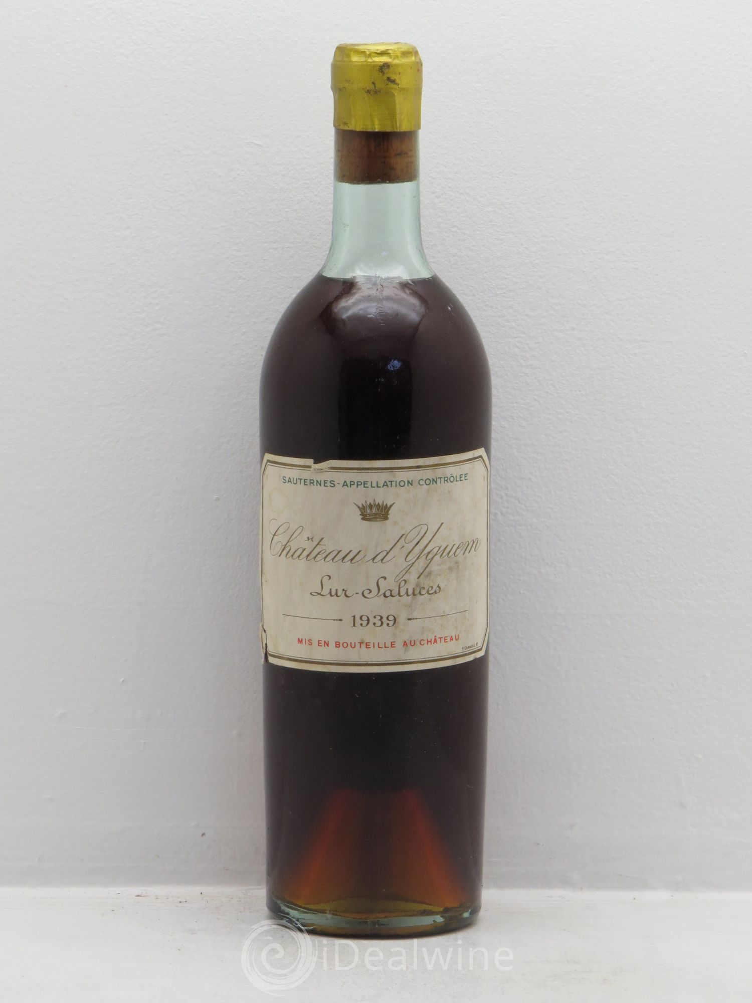 Château d' Yquem 1er Cru Classé Supérieur 1939 - Lotto di 1 bottiglia - 0
