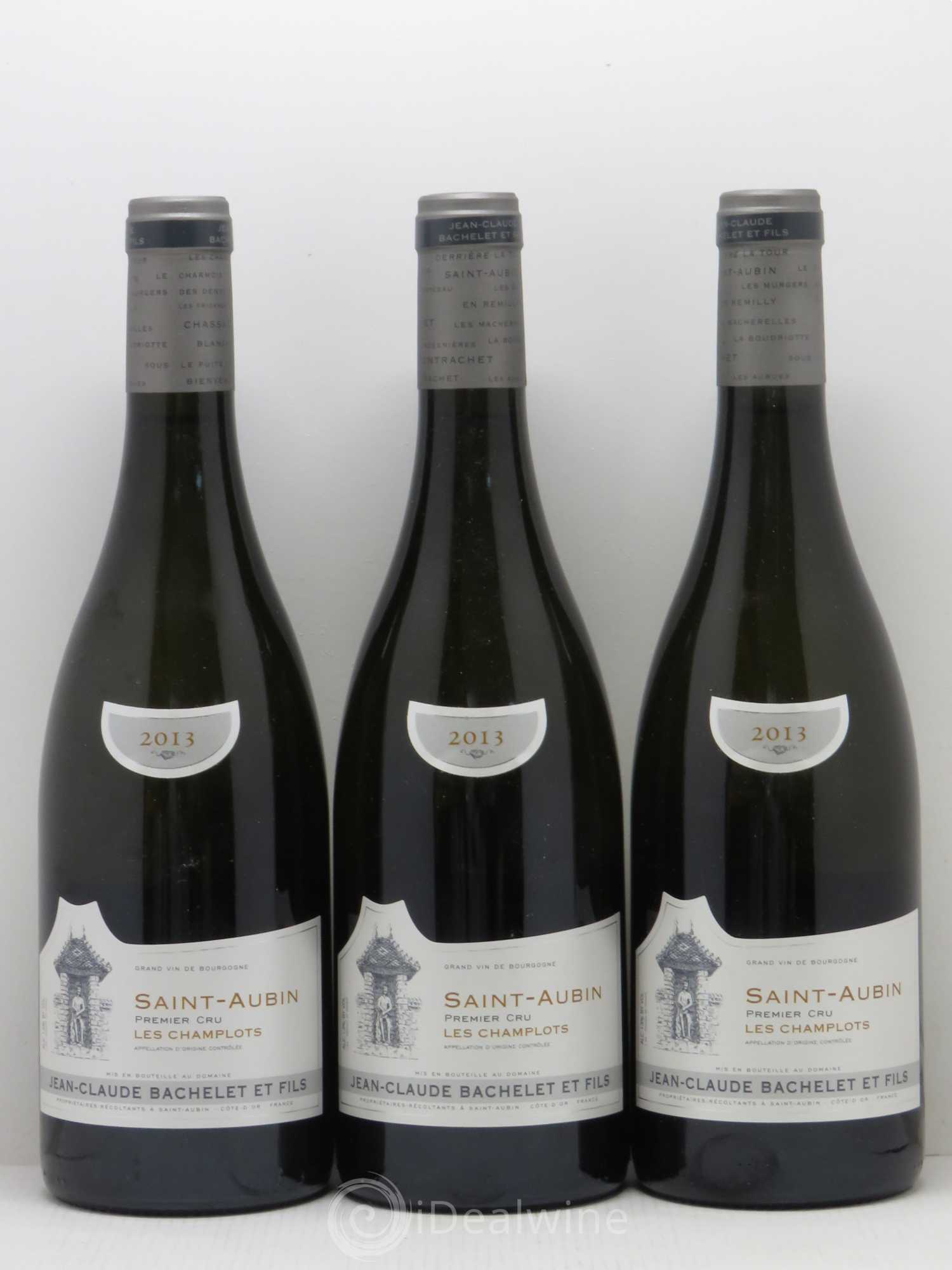 Saint-Aubin 1er Cru Champlots Jc Bachelet 2013 - Lotto di 3 bottiglie - 0