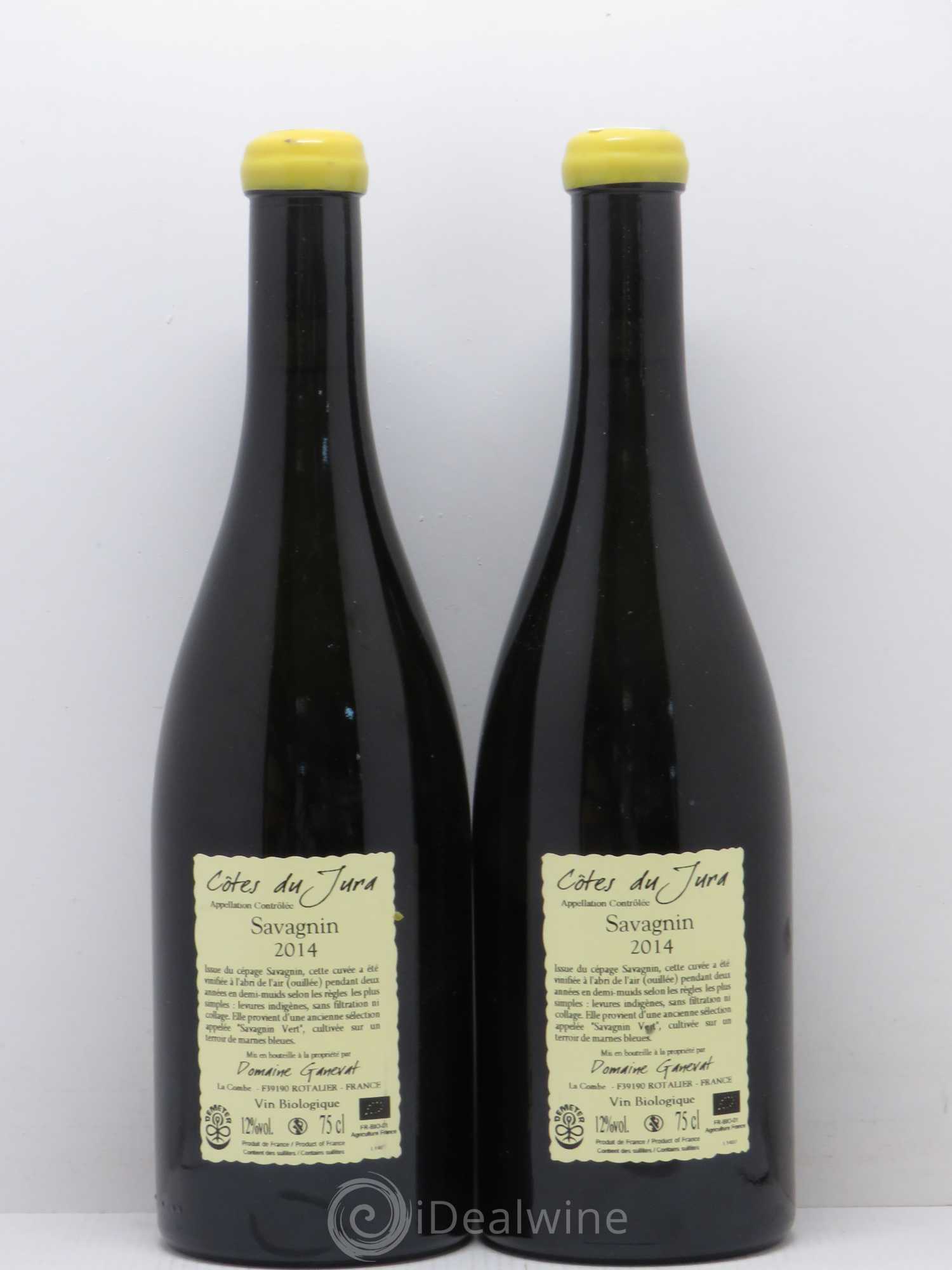 Côtes du Jura Les Chalasses Marnes Bleues Jean-François Ganevat (Domaine) 2014 - Lot de 2 bouteilles - 1