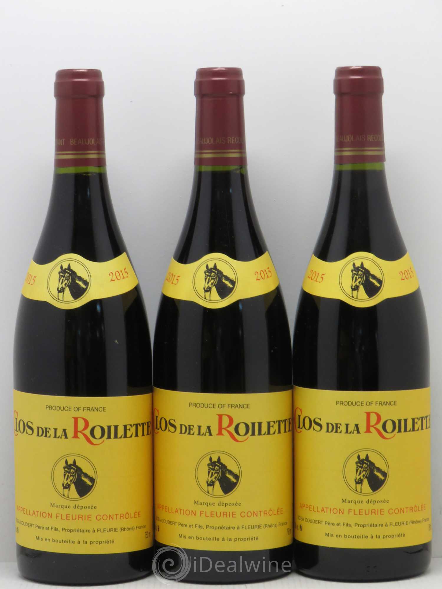 Fleurie 2015 - Lot de 3 bouteilles - 0