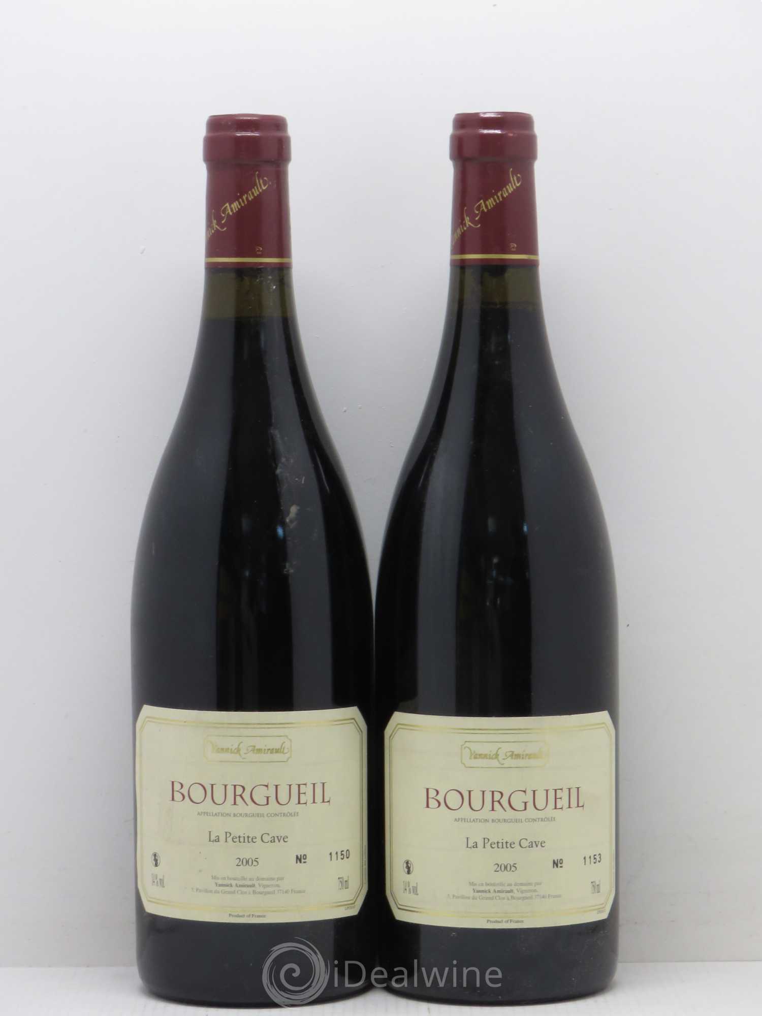 Bourgueil Petite cave Yannick Amirault (Domaine) (sans prix de réserve) 2005 - Lot de 2 bouteilles - 0