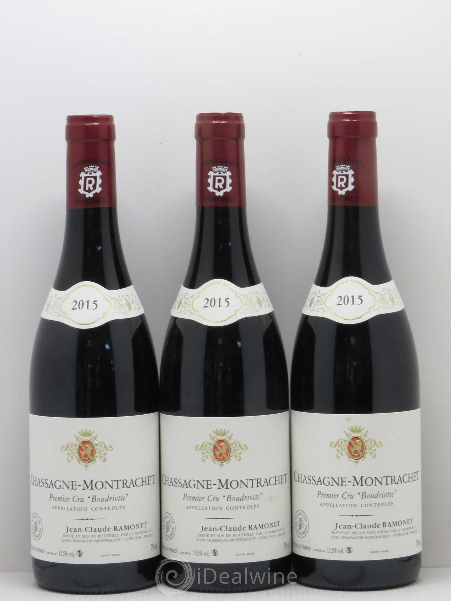 Chassagne-Montrachet 1er Cru 2015 - Lot de 3 bouteilles - 0