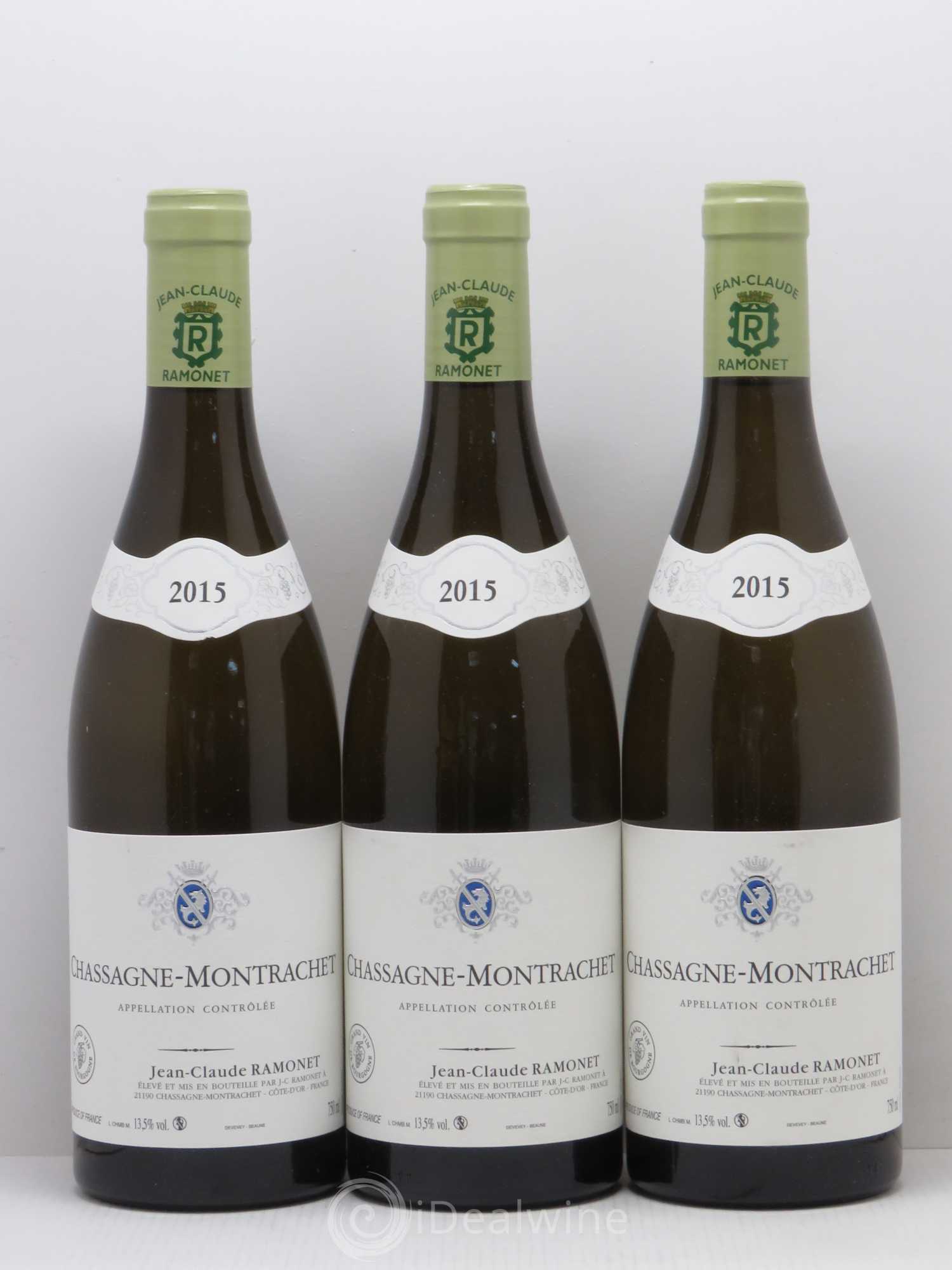 Chassagne-Montrachet Ramonet (Domaine) 2015 - Lot de 3 bouteilles - 0