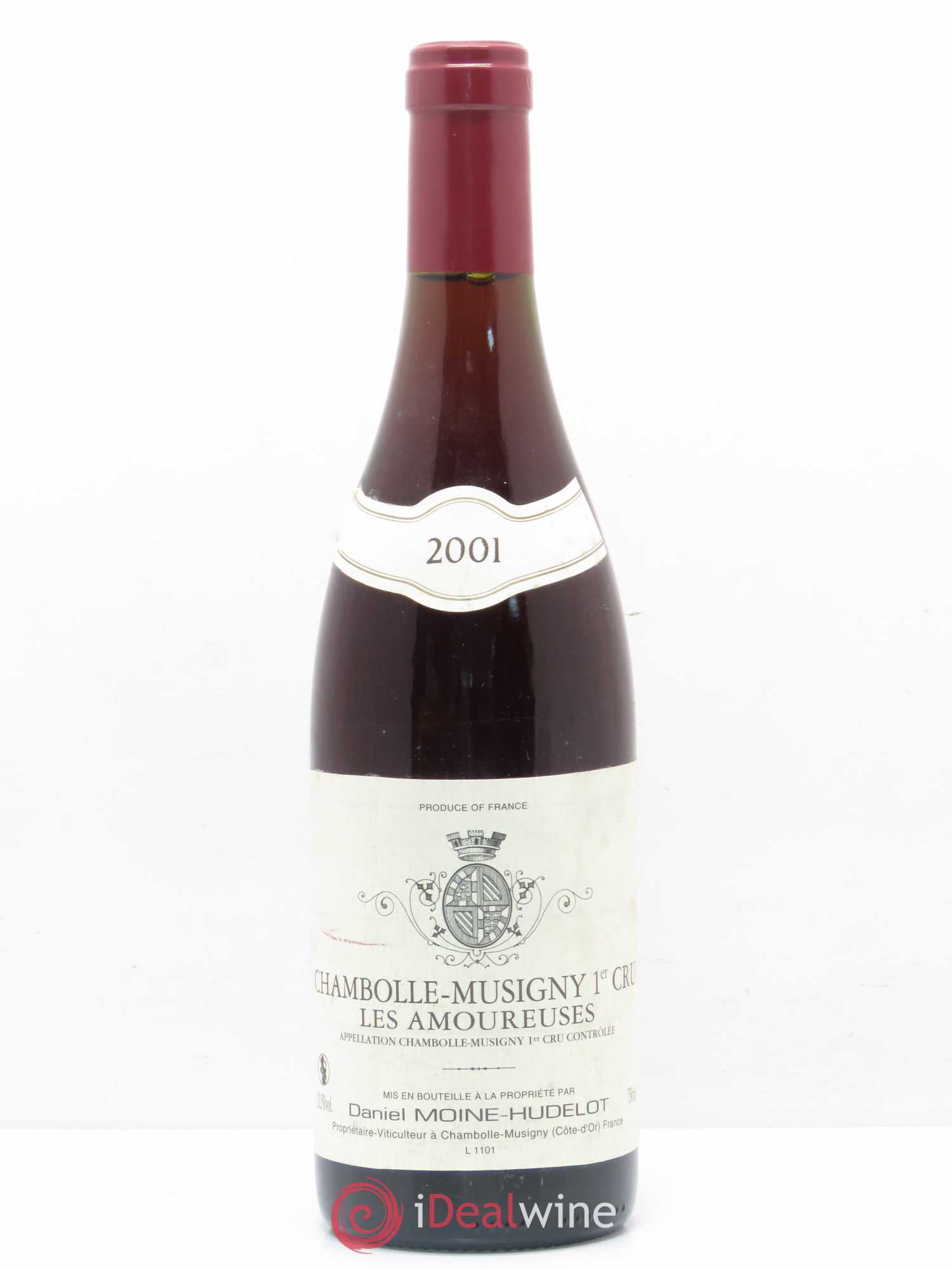 Chambolle-Musigny 1er Cru Les Amoureuses Moine-Hudelot (Domaine) 2001 - Lot de 1 bouteille - 0