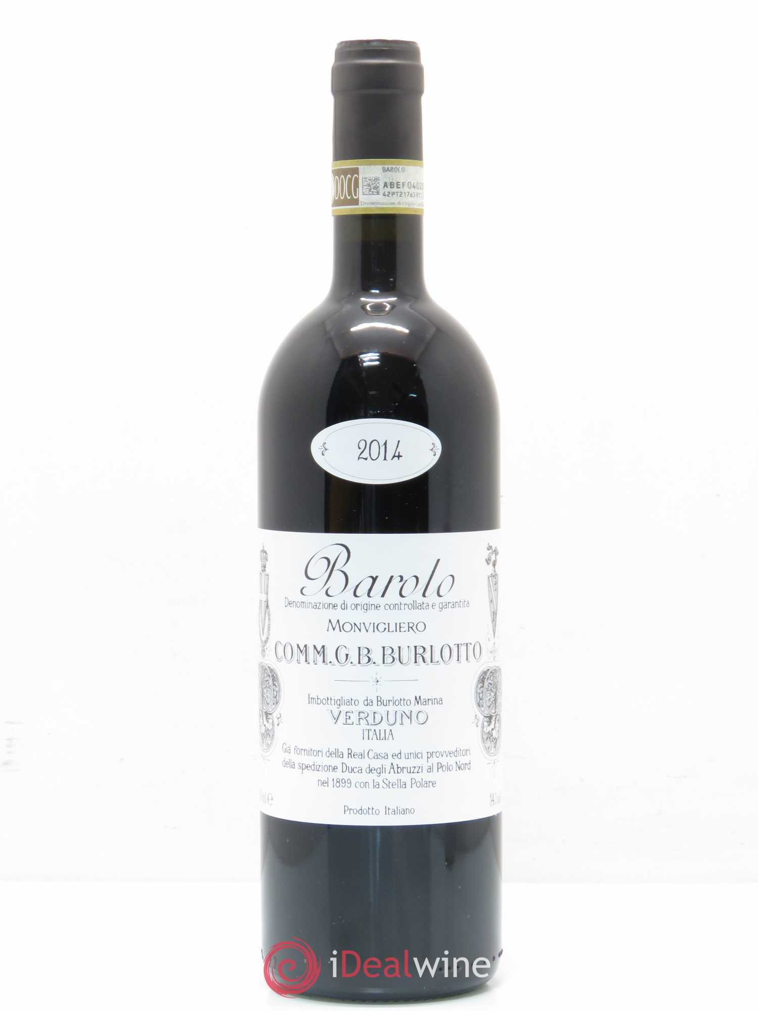 Barolo DOCG Monvigliero Comm. Giovan Battista Burlotto 2014 - Lot de 1 bouteille - 0