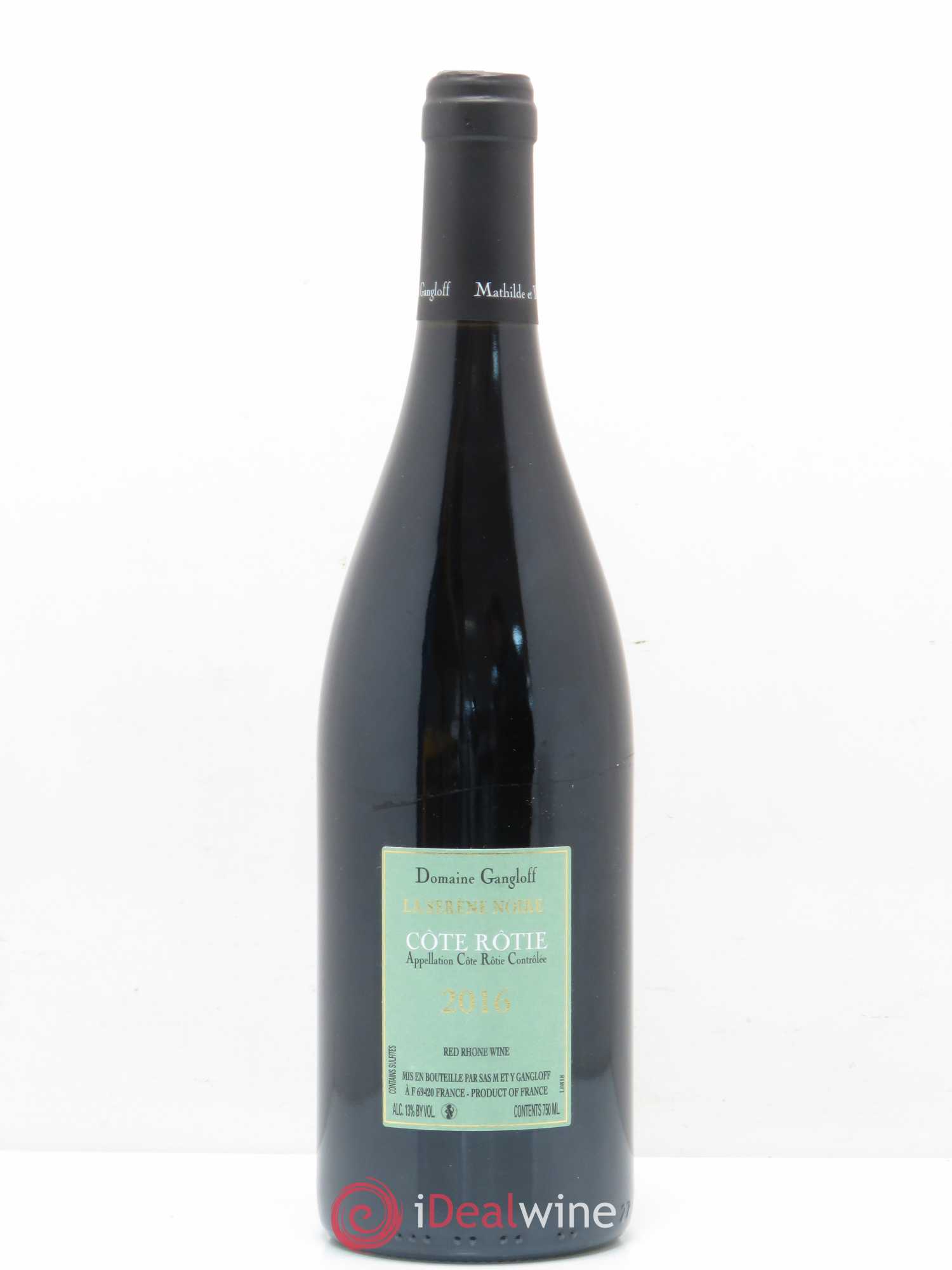Côte-Rôtie La Sereine Noire Gangloff (Domaine) 2016 - Lot de 1 bouteille - 1