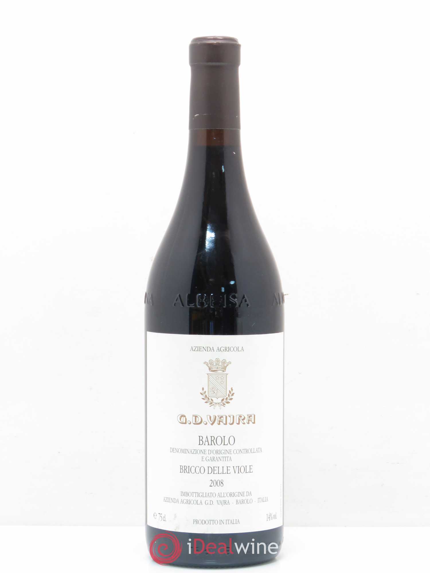 Barolo Bricco delle Viole G.D. Vajra 2008 - Posten von 1 Flasche - 0