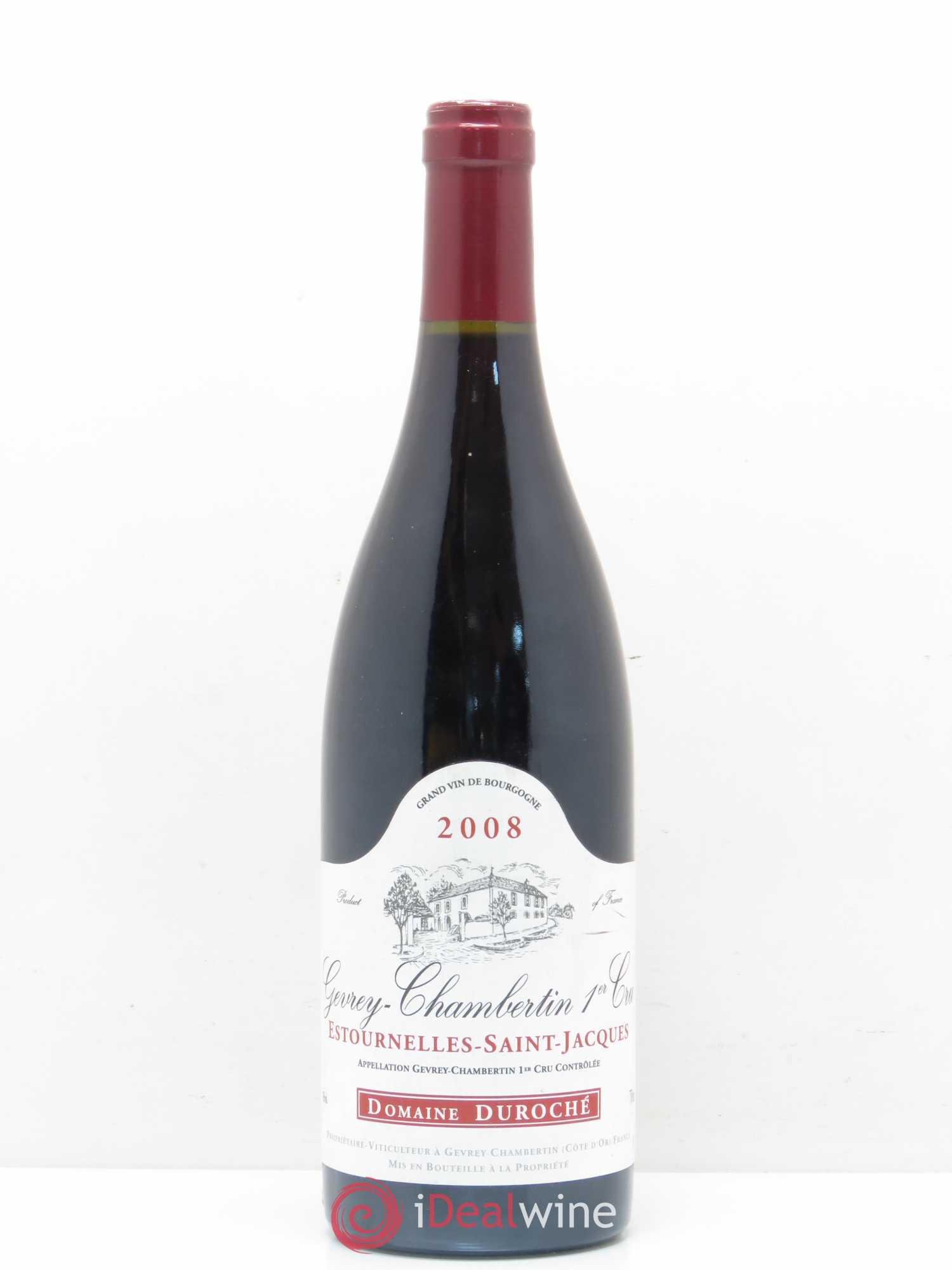 Gevrey-Chambertin 1er Cru Estournelles Saint Jacques Duroché 2008 - Posten von 1 Flasche - 0