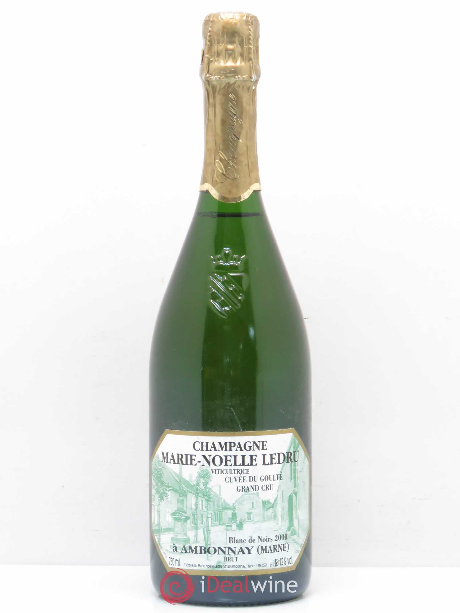 Champagne Du Goulté Grand cru Blanc de Noirs Marie Noelle Ledru 2008 - Posten von 1 Flasche - 0
