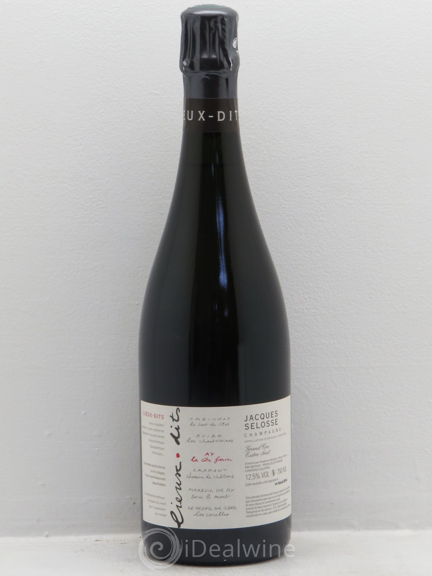 La Côte Faron Blanc de Noirs Grand Cru Extra-Brut Jacques Selosse - Lot de 1 bouteille - 0