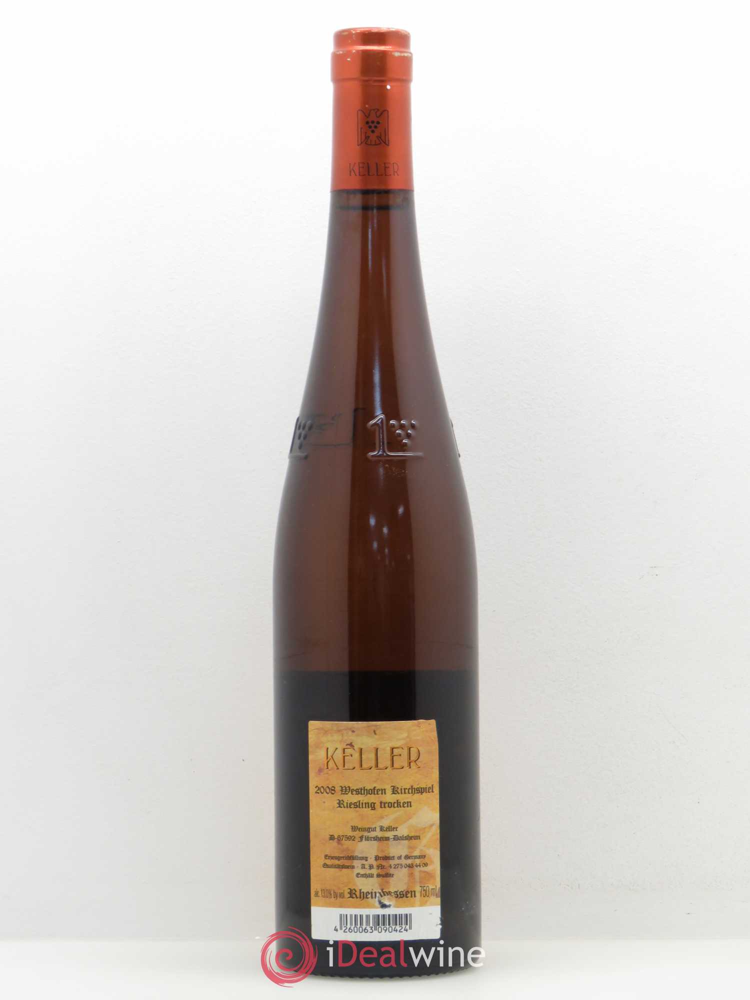 Allemagne Mosel-Saar Kirchspiel Grosses Gewachs Keller 2008 - Posten von 1 Flasche - 1