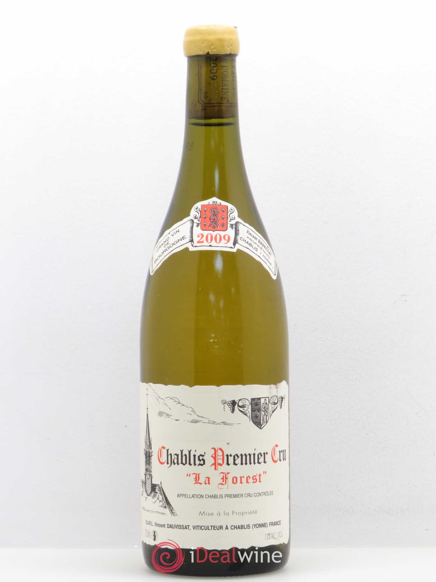 Chablis 1er Cru La Forest Vincent Dauvissat (Domaine) 2009 - Lot de 1 bouteille - 0