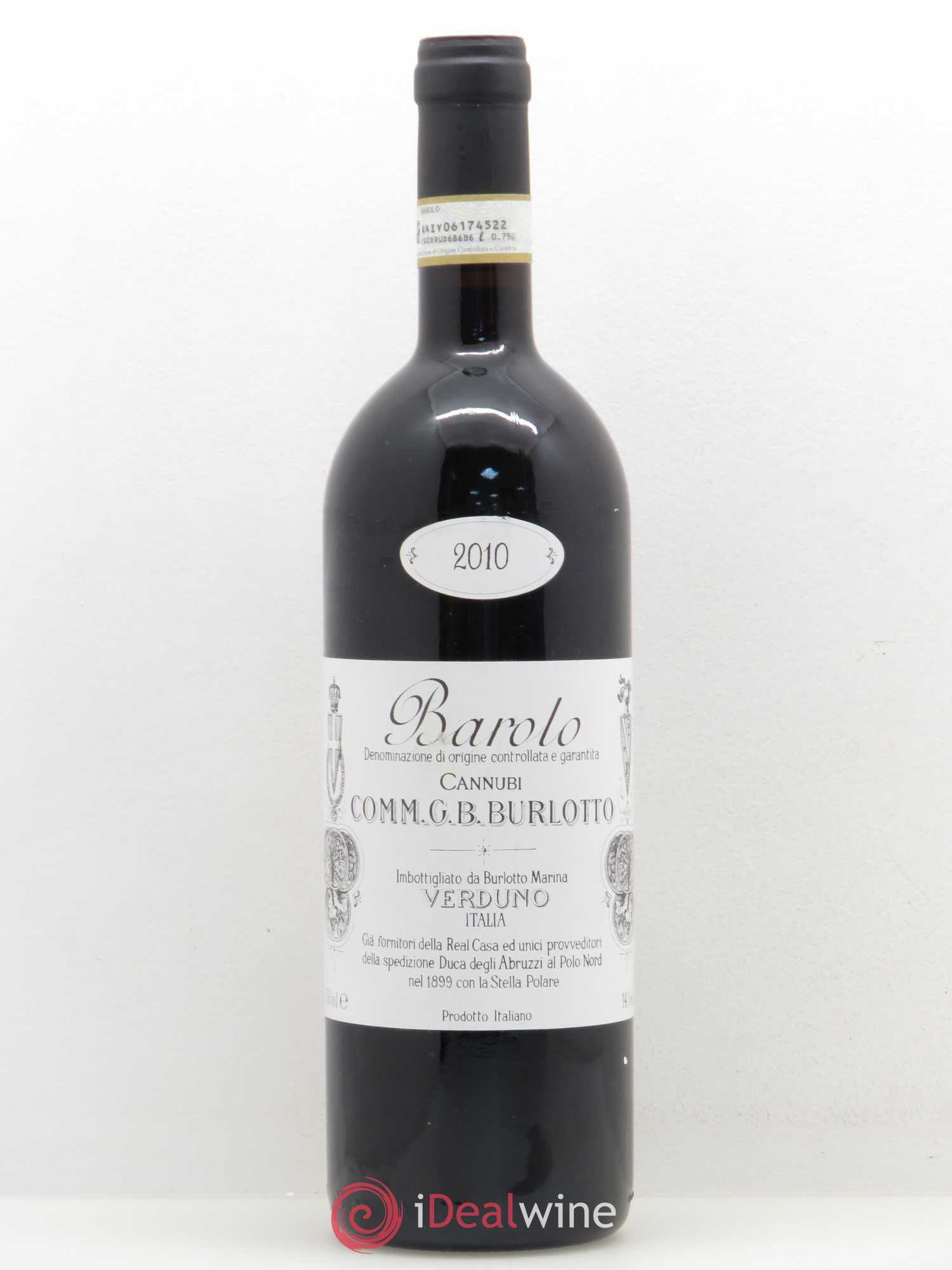 Barolo Cannubi Burlotto 2010 - Posten von 1 Flasche - 0