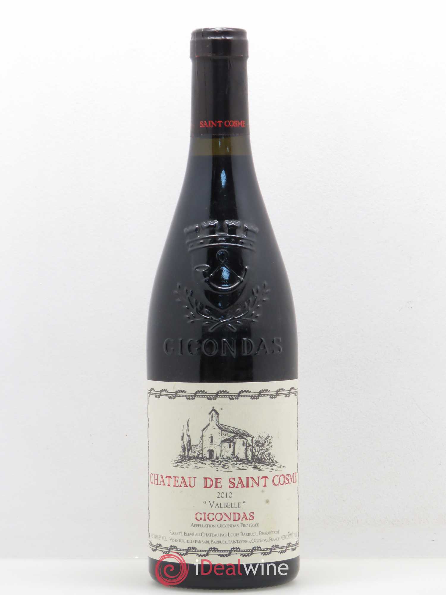 Gigondas Valbelle Saint Cosme 2010 - Lot de 1 bouteille - 0
