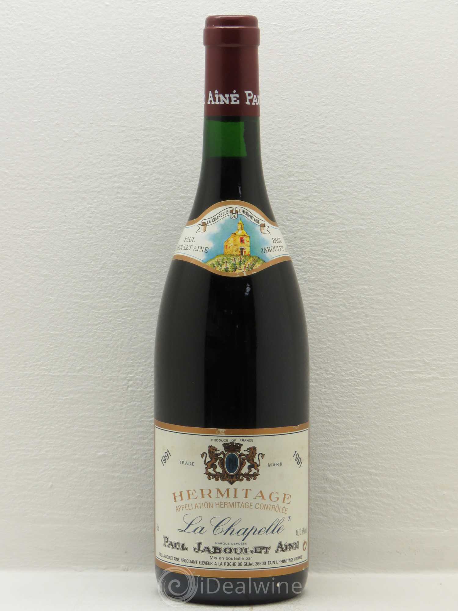 Hermitage La Chapelle Paul Jaboulet Ainé 1991 - Lot de 1 bouteille - 0