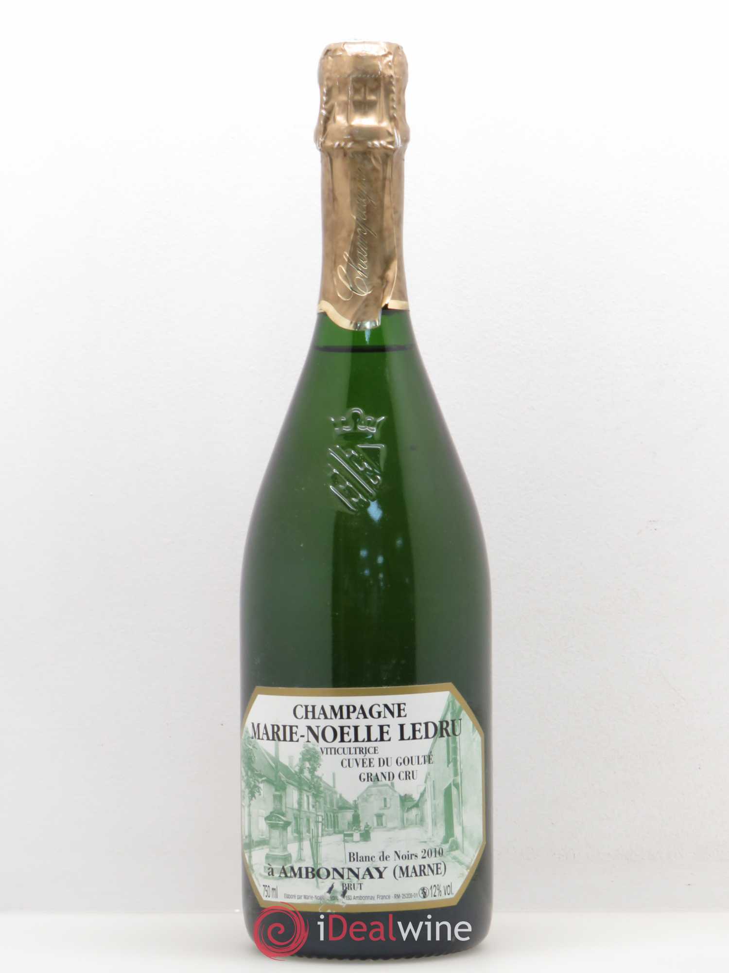 Champagne Marie Noelle Ledru Cuvée du Goulte Blanc de Noirs Grand Cru 2010 - Posten von 1 Flasche - 0