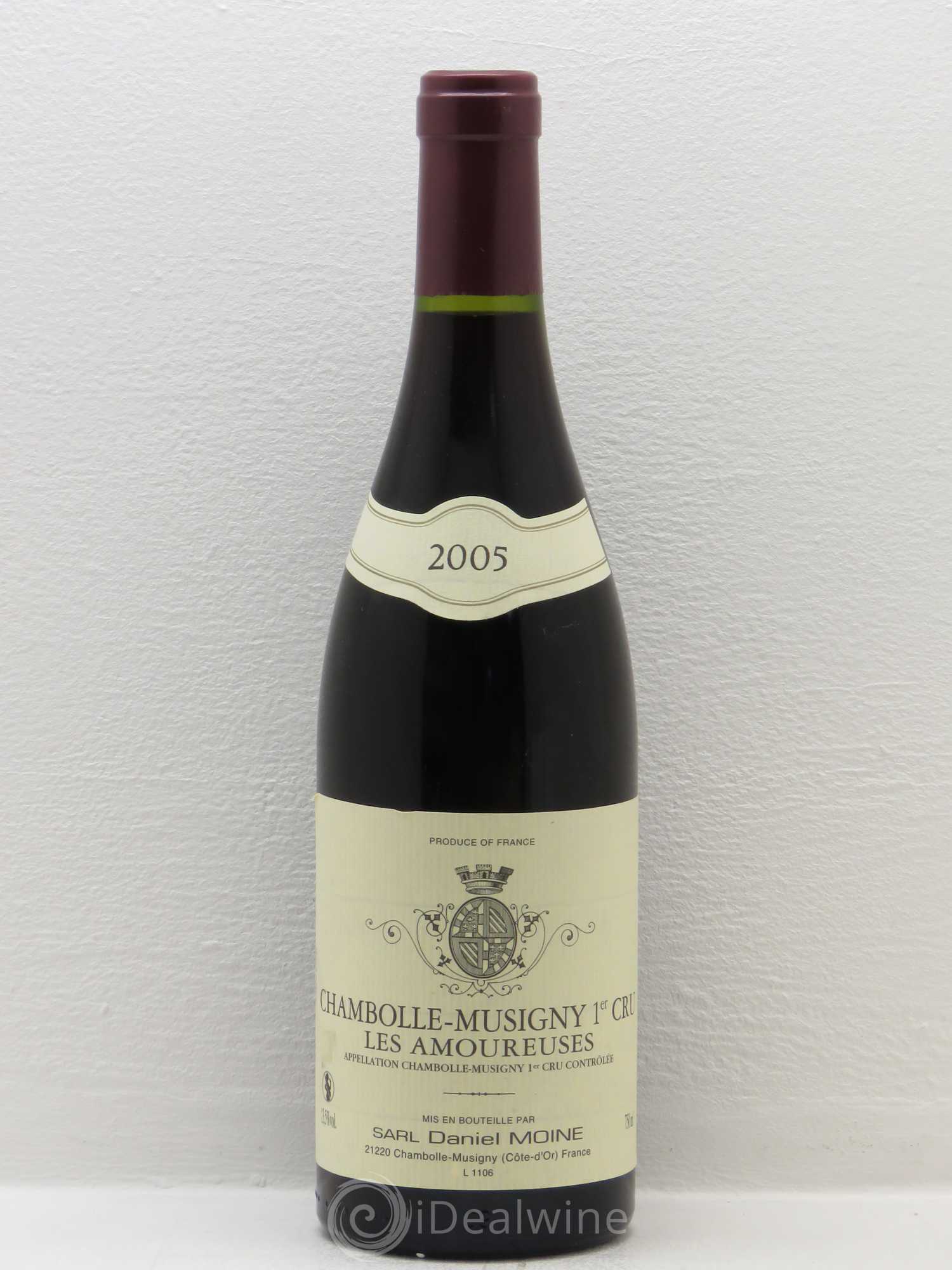 Chambolle-Musigny 1er Cru Daniel Moine 2005 - Lot de 1 bouteille - 0