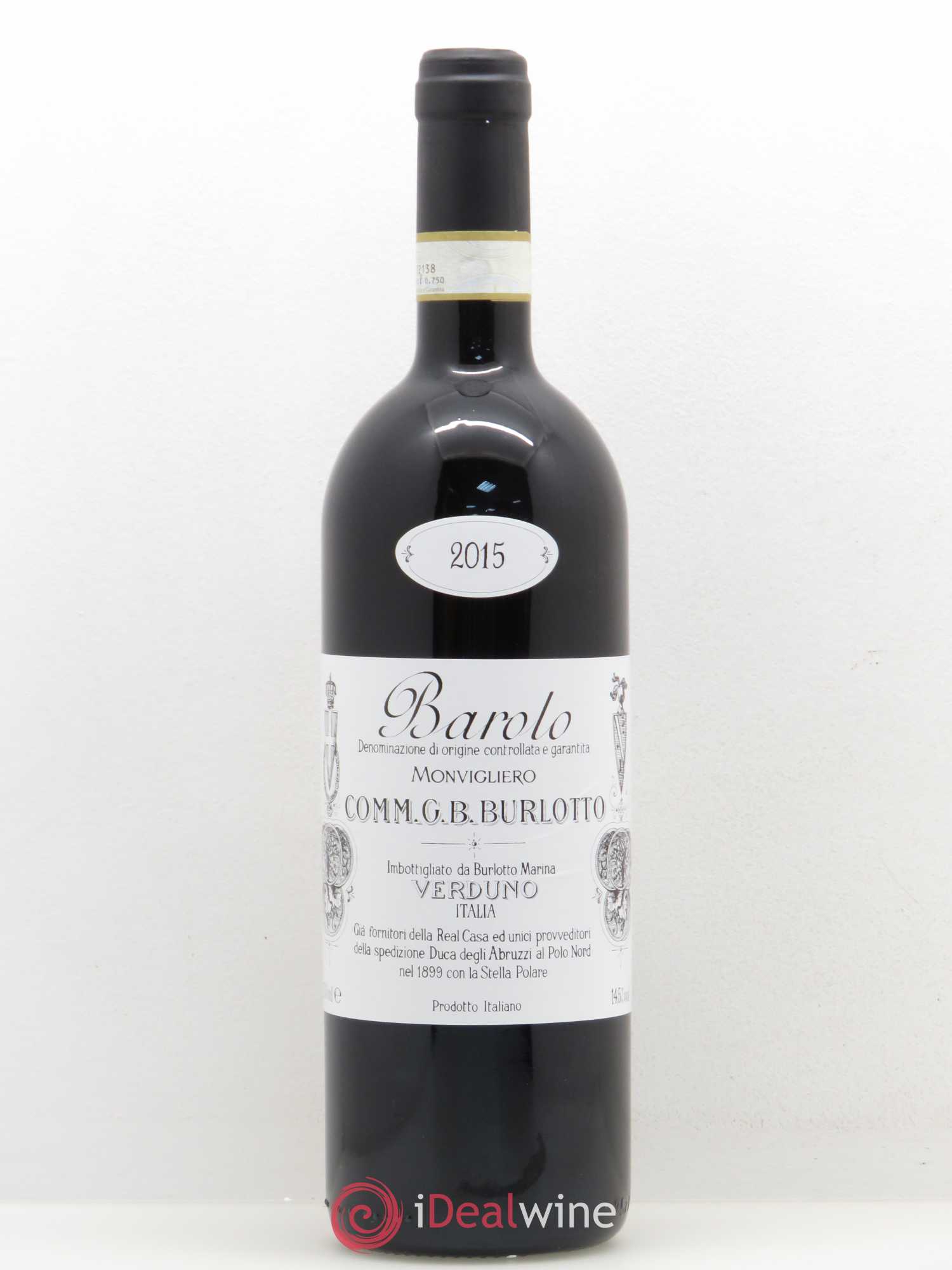 Barolo Monvigliero Burlotto 2015 - Posten von 1 Flasche - 0