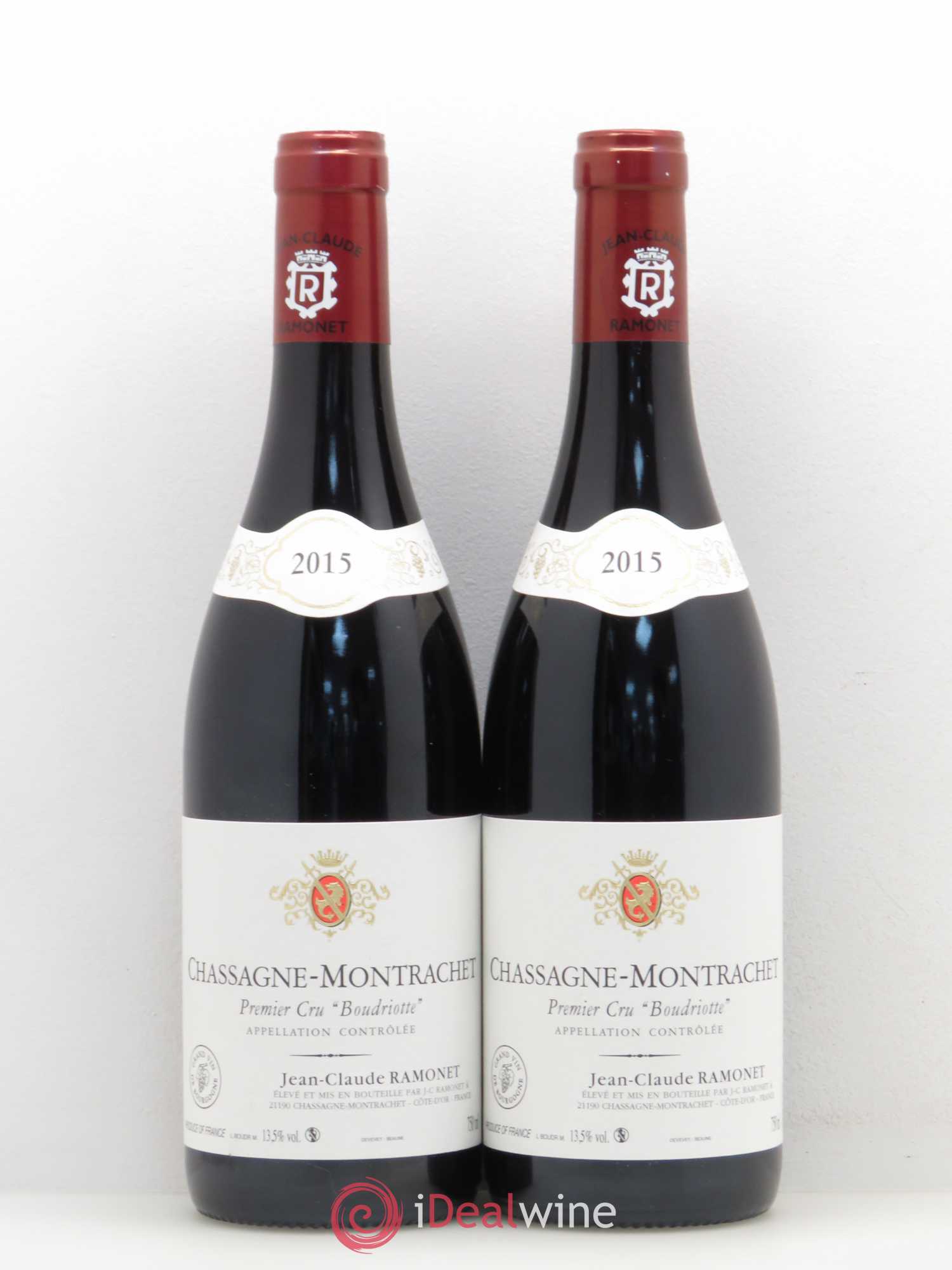 Chassagne-Montrachet 1er Cru Boudriotte Ramonet (Domaine) 2015 - Lot de 2 bouteilles - 0