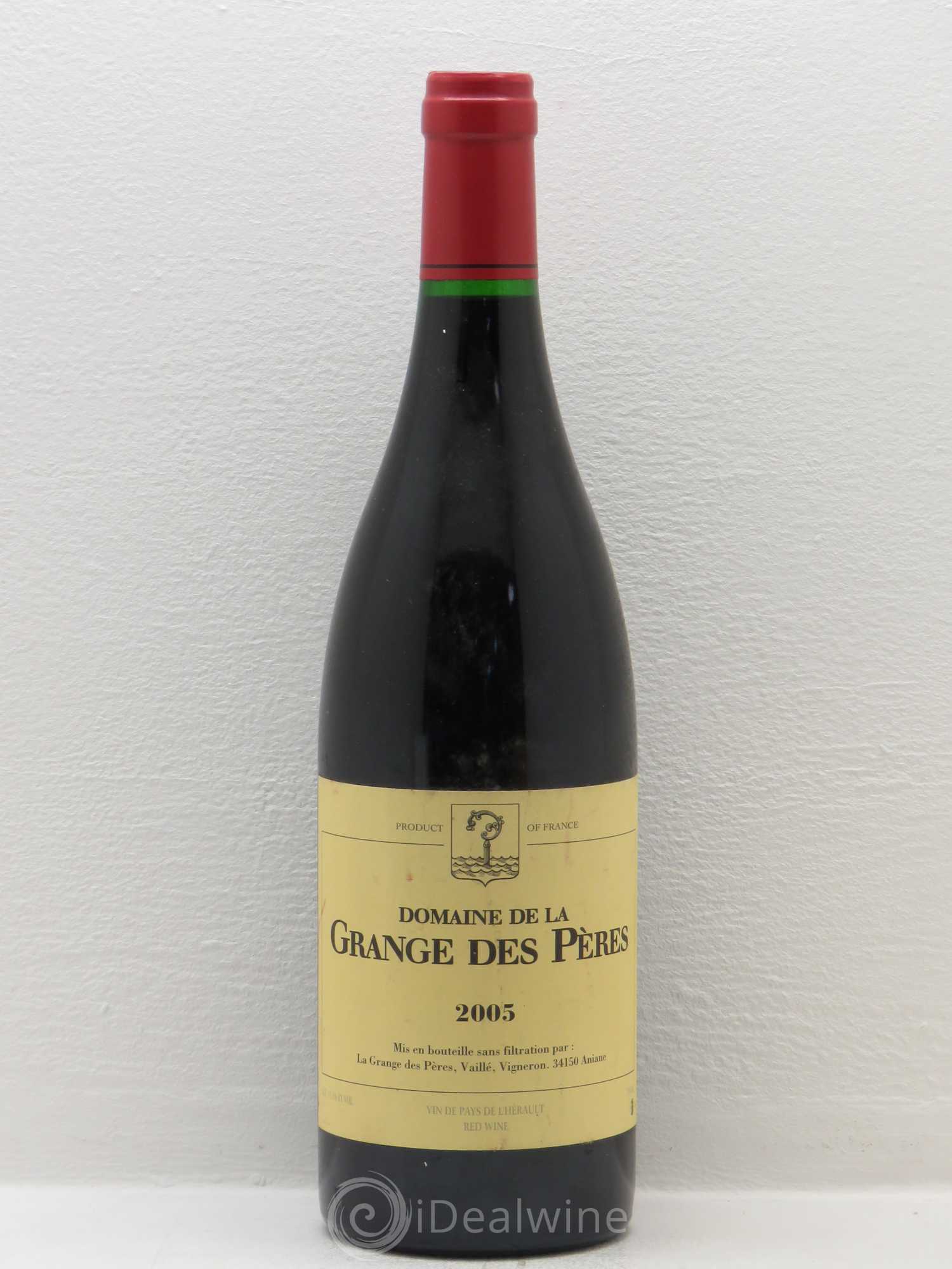 Pays d'Hérault Grange des Pères Laurent Vaillé 2005 - Lot de 1 bouteille - 0