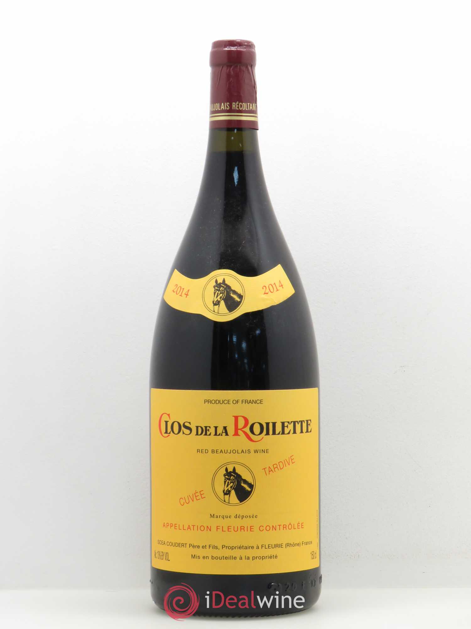 Fleurie Cuvée Tardive Clos de la Roilette (sans prix de réserve) 2014 - Lot de 1 magnum - 0