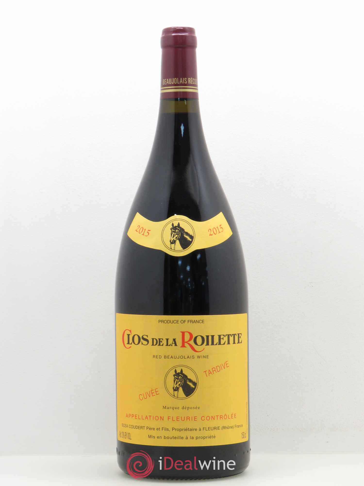 Fleurie Cuvée Tardive Clos de la Roilette (sans prix de réserve) 2015 - Lot de 1 magnum - 0