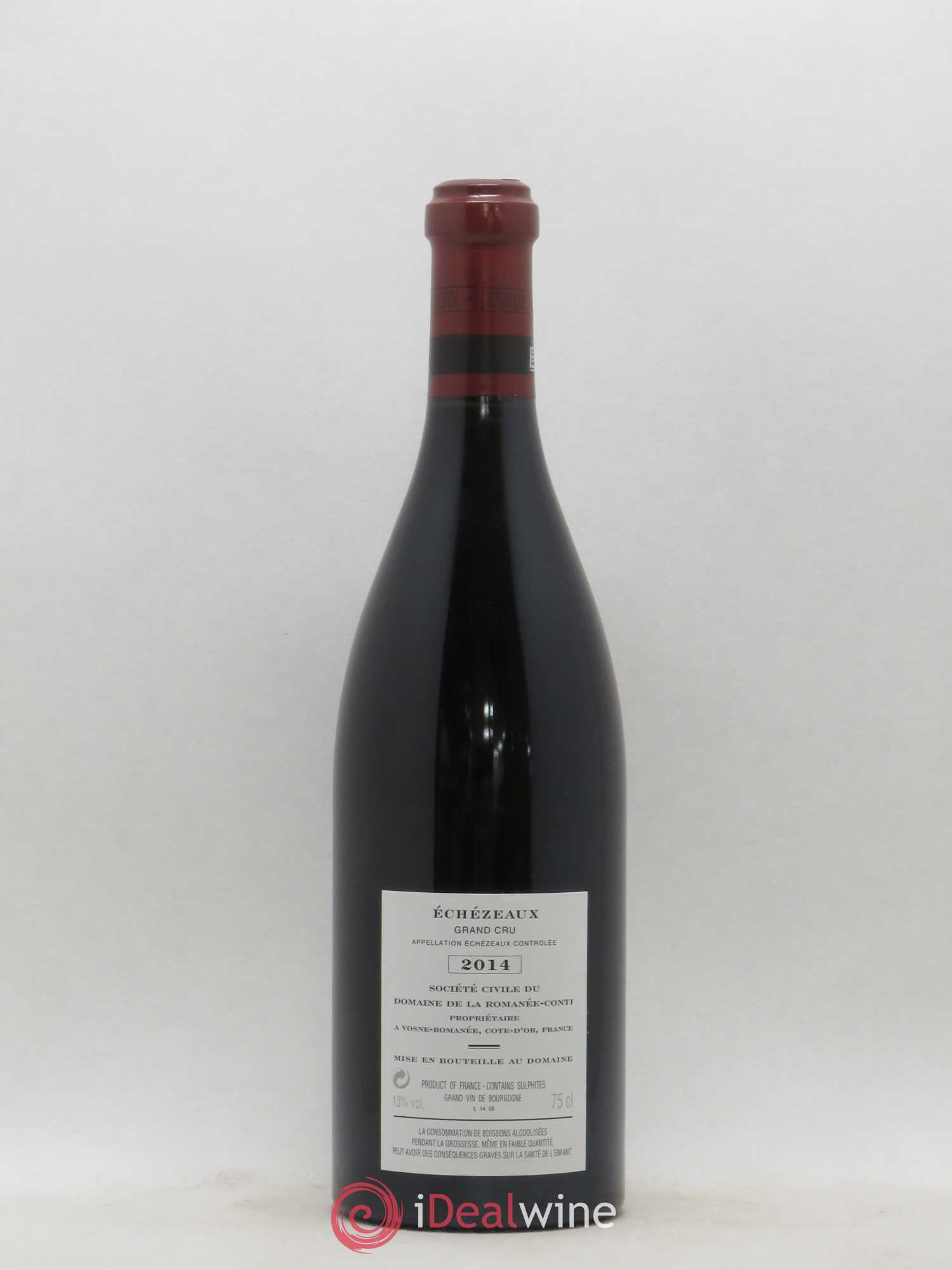 Echezeaux Grand Cru Domaine de la Romanée-Conti 2014 - Lot de 1 bouteille - 1