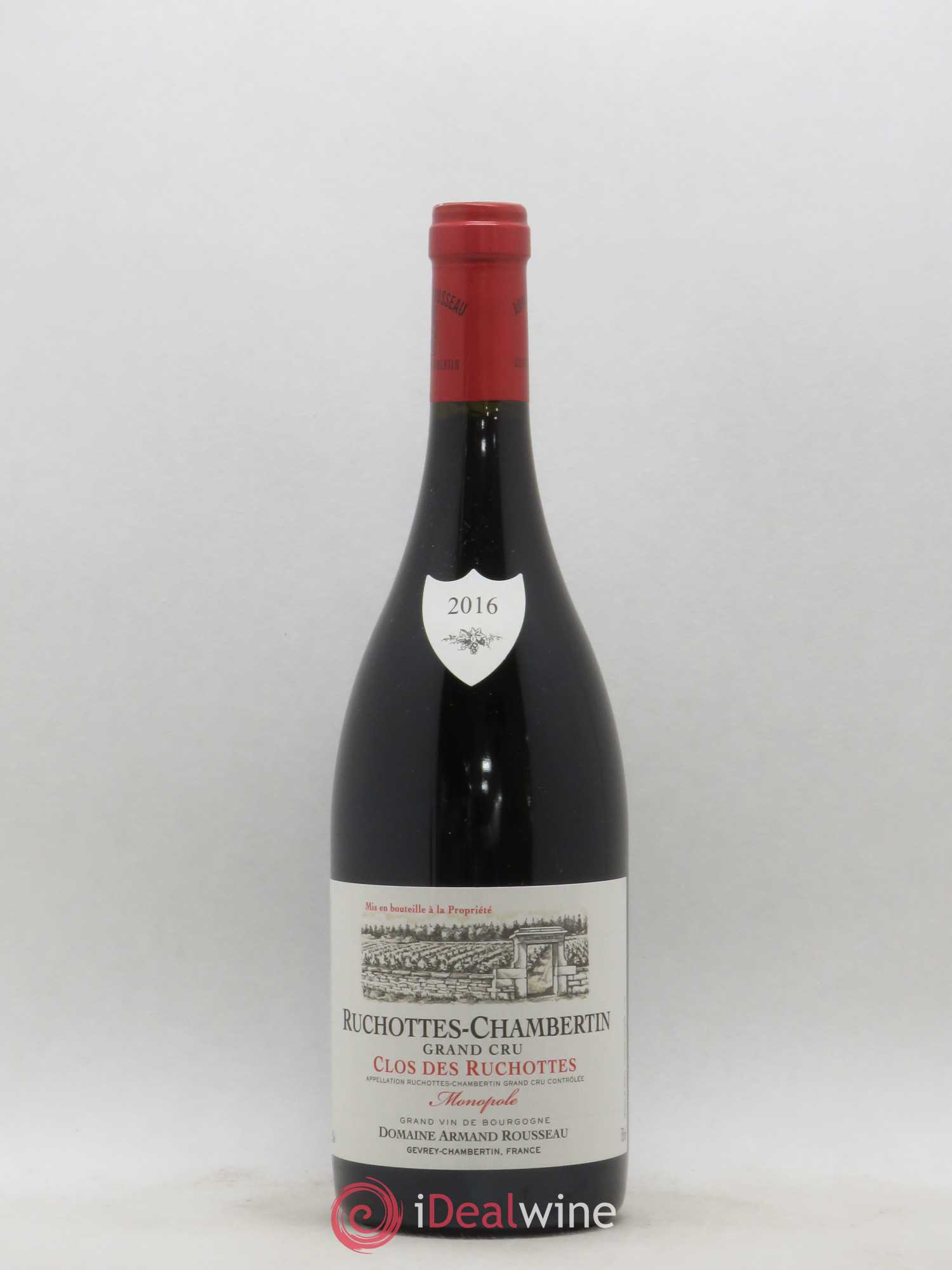 Ruchottes-Chambertin Grand Cru Clos des Ruchottes Armand Rousseau (Domaine) 2016 - Posten von 1 Flasche - 0
