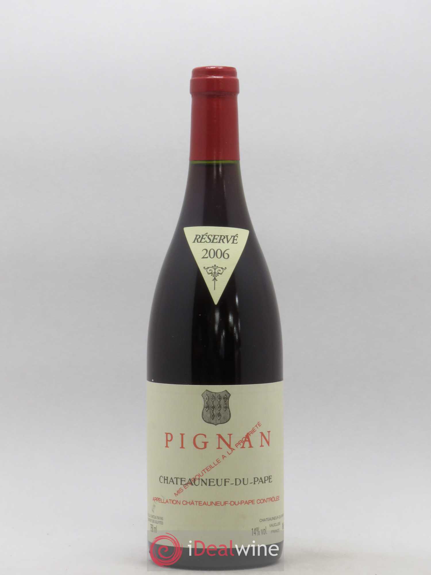 Châteauneuf-du-Pape Pignan Emmanuel Reynaud 2006 - Lot de 1 bouteille - 0