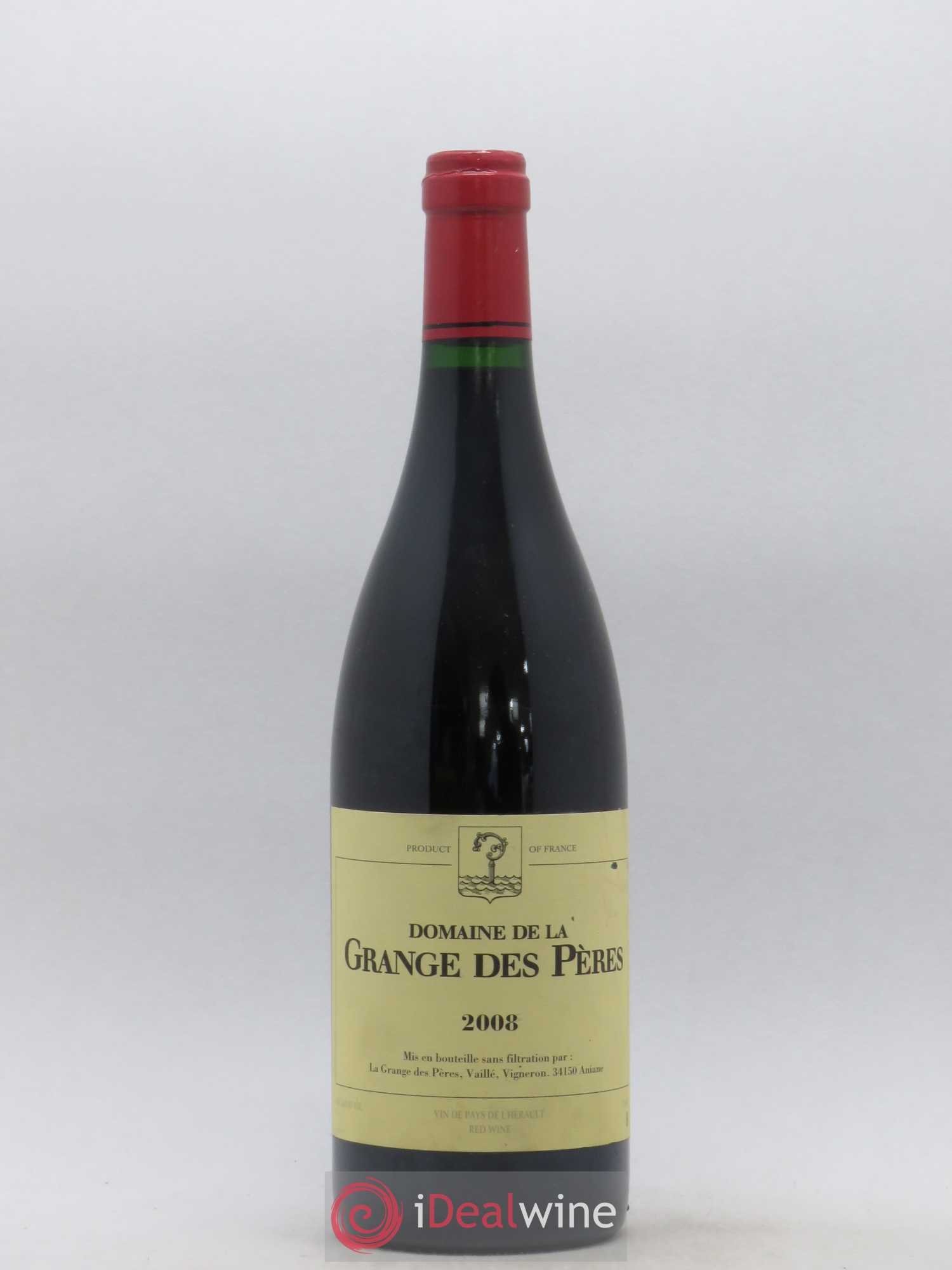 Pays d'Hérault Grange des Pères Laurent Vaillé 2008 - Lot de 1 bouteille - 0