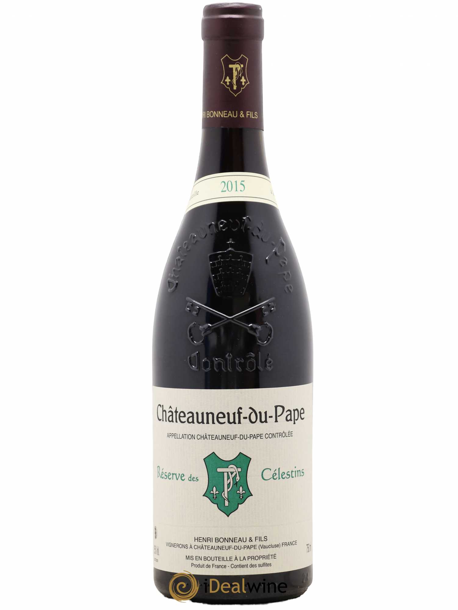 Châteauneuf-du-Pape Réserve des Célestins Henri Bonneau & Fils 2015 - Lot de 1 bouteille - 0