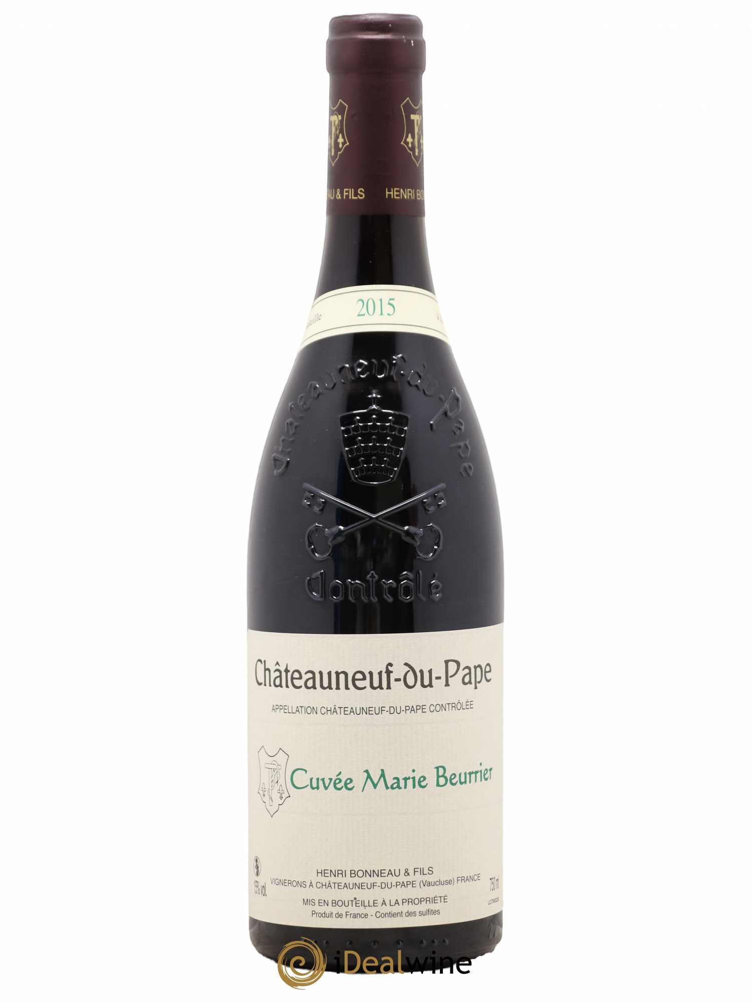 Châteauneuf-du-Pape Marie Beurrier Henri Bonneau & Fils 2015 - Lot de 1 bouteille - 0