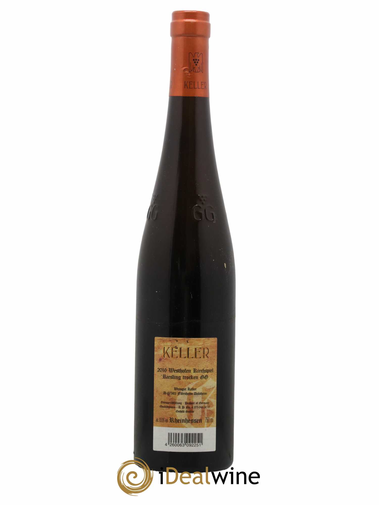 Riesling  Kirchspiel Keller 2016 - Posten von 1 Flasche - 1