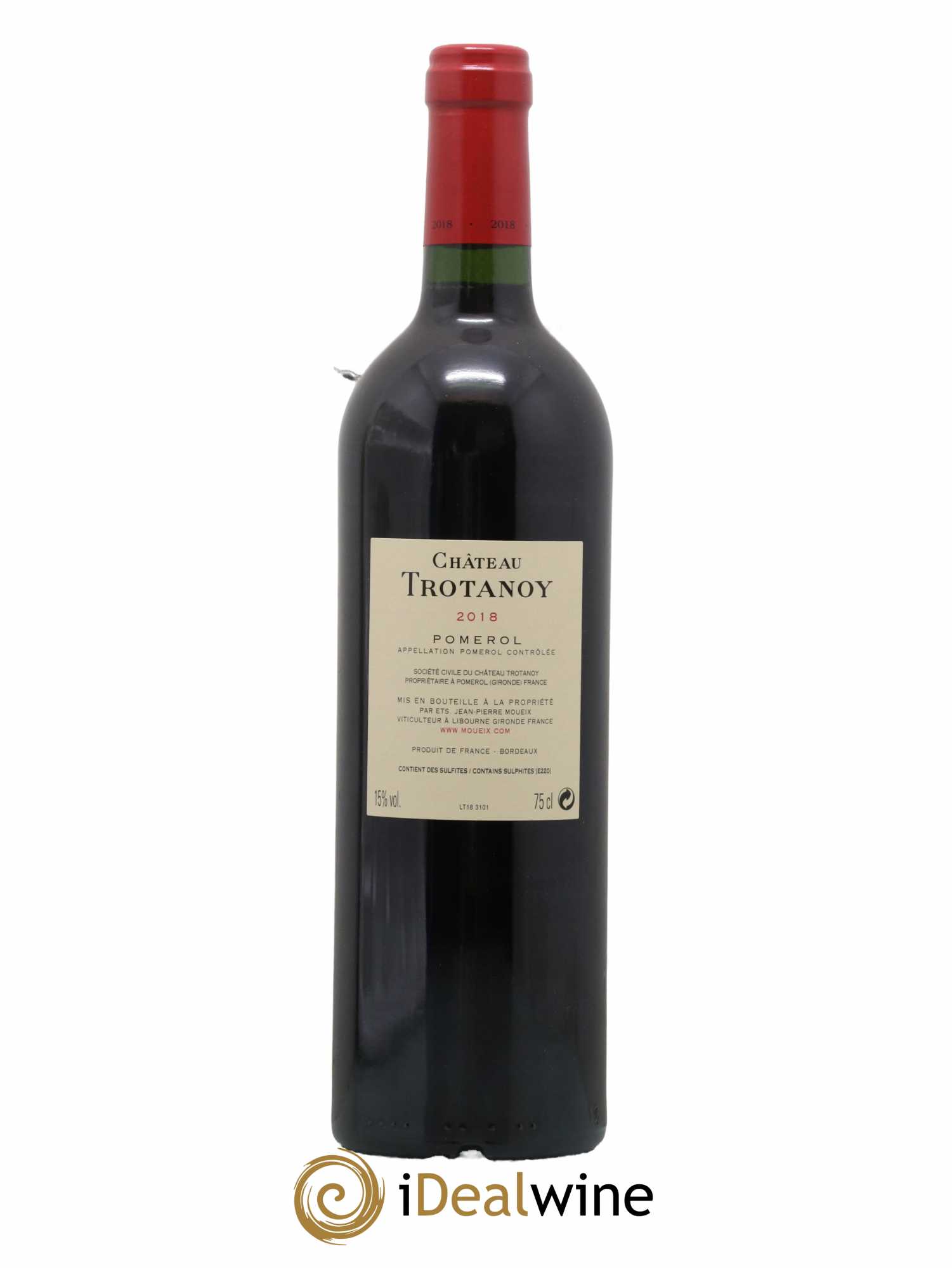 Château Trotanoy 2018 - Lot de 1 bouteille - 1