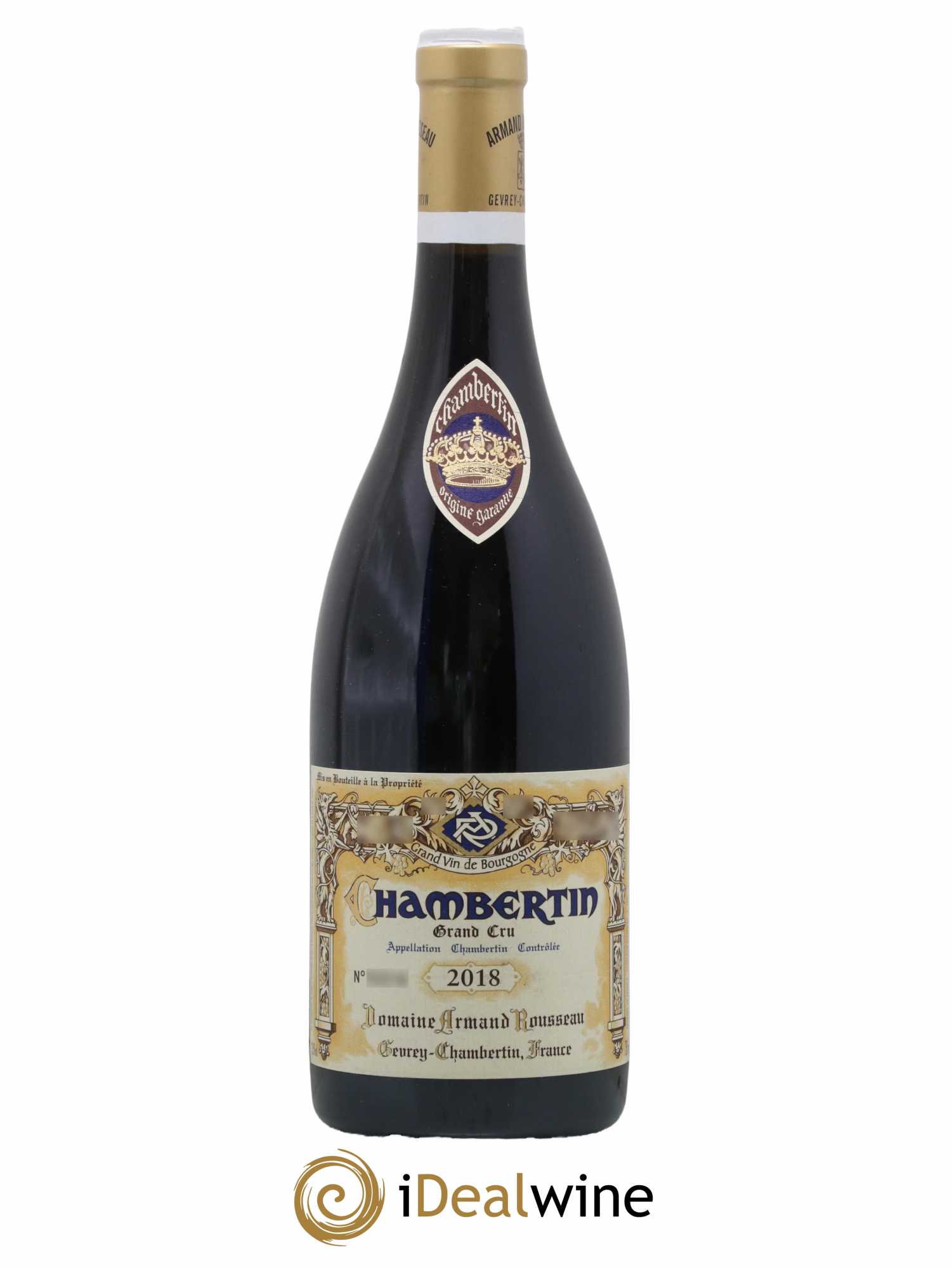 Chambertin Grand Cru Armand Rousseau (Domaine) 2018 - Lot de 1 bouteille - 0