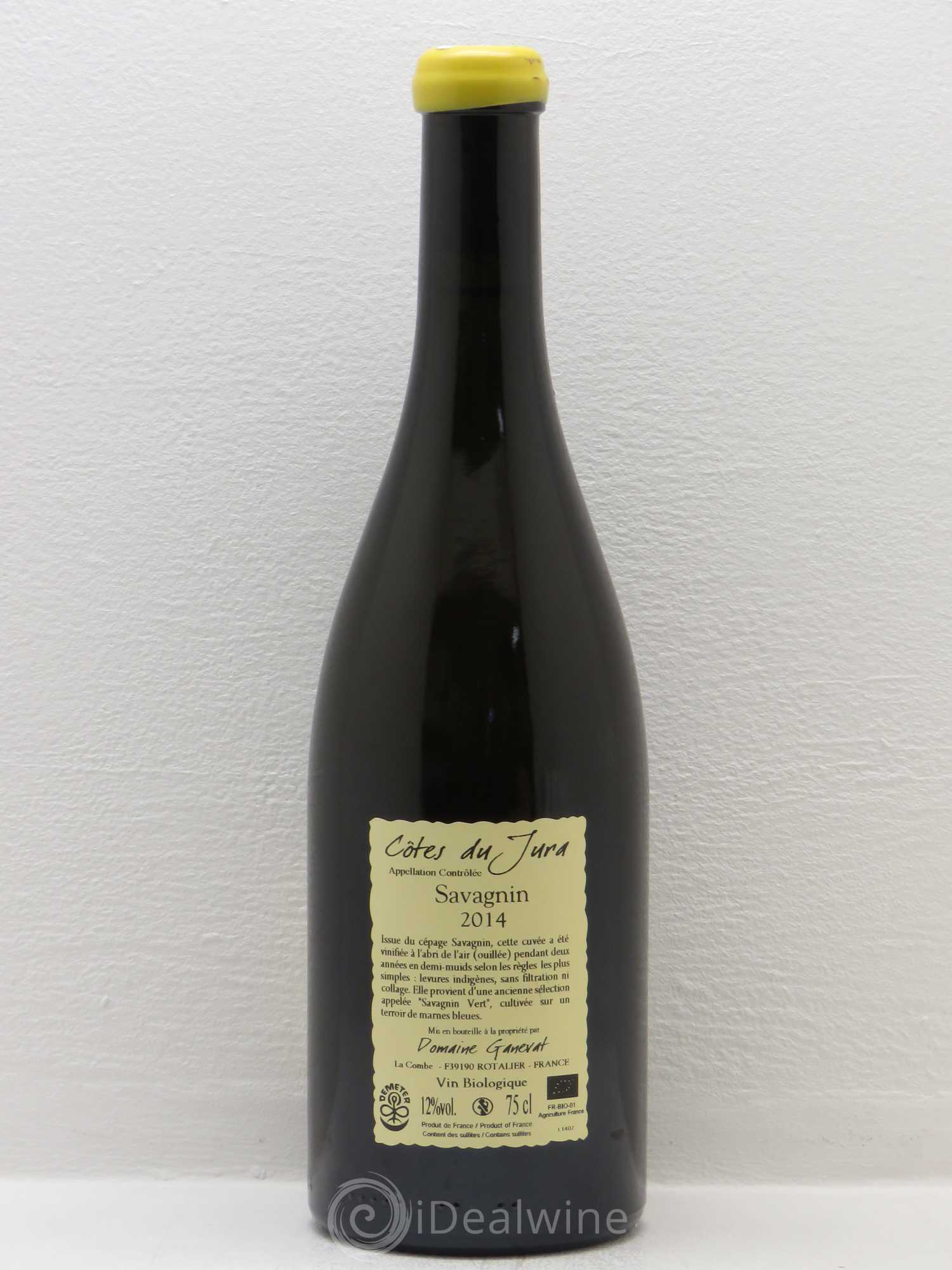 Côtes du Jura Les Chalasses Marnes Bleues Jean-François Ganevat (Domaine) 2014 - Lot de 1 bouteille - 1