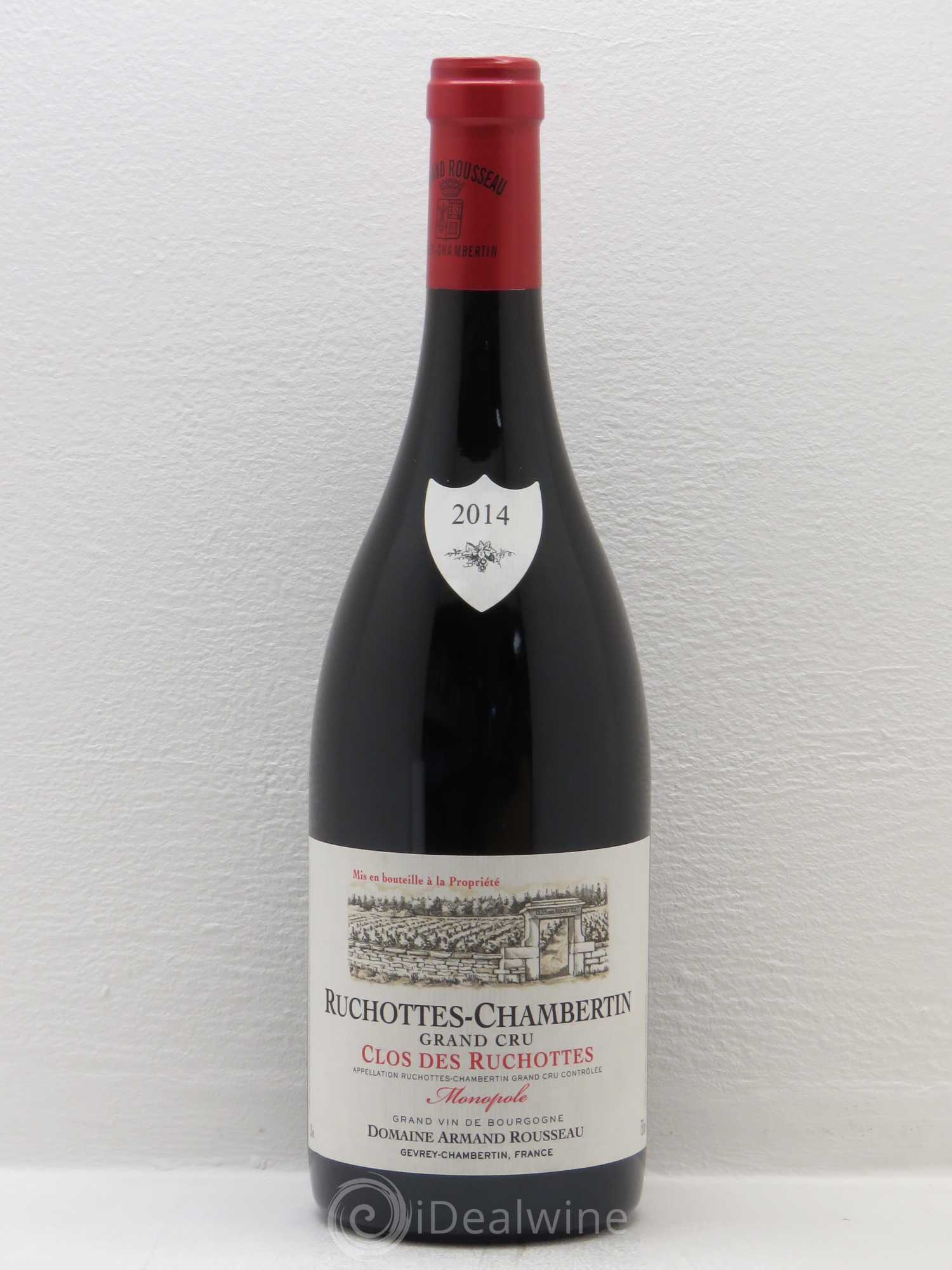 Ruchottes-Chambertin Grand Cru Clos des Ruchottes Armand Rousseau (Domaine) 2014 - Lot de 1 bouteille - 0