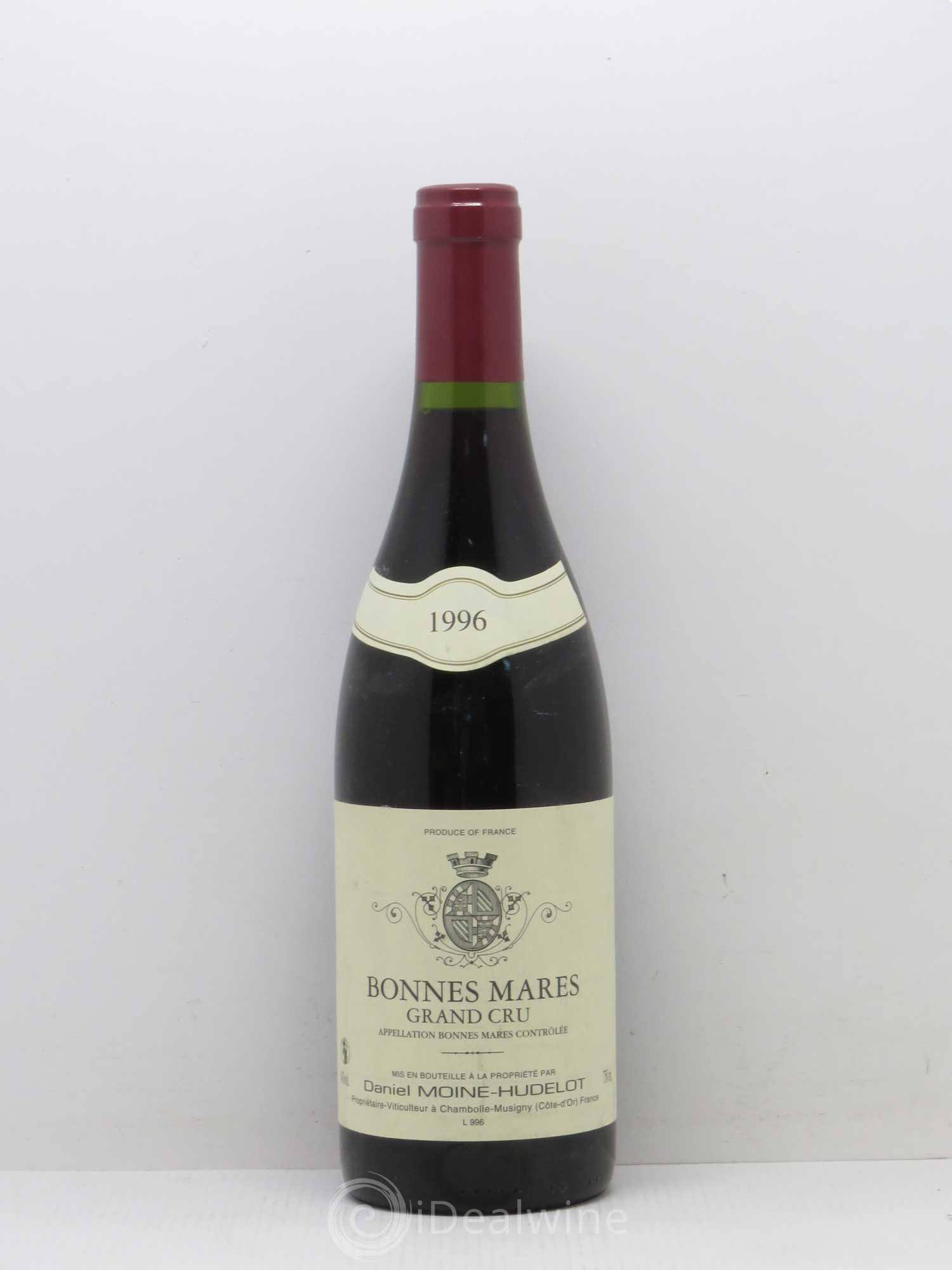 Bonnes-Mares Grand Cru Moine-Hudelot (Domaine) 1996 - Lot de 1 bouteille - 0