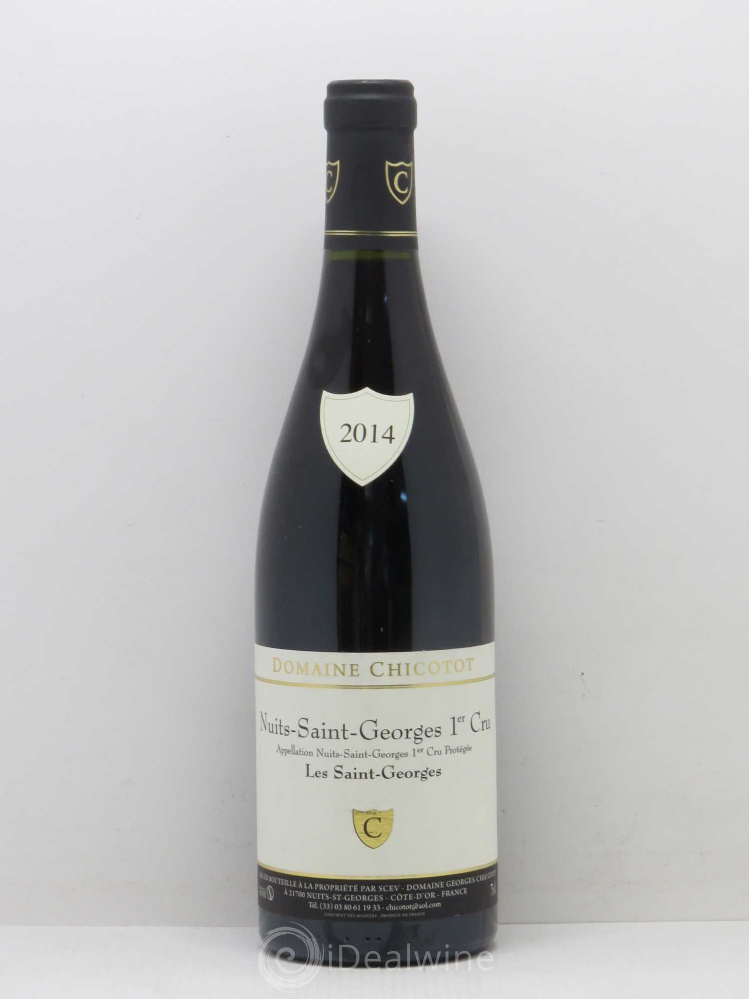 Nuits-Saint-Georges 1er Cru Les Saints Georges Chicotot 2014 - Posten von 1 Flasche - 0