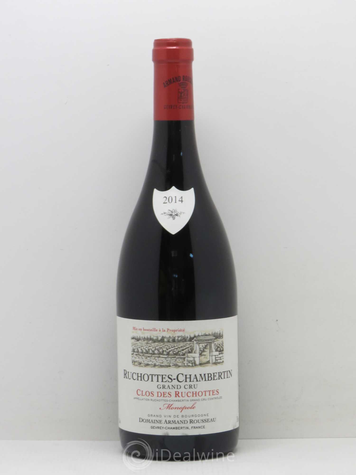 Ruchottes-Chambertin Grand Cru Clos des Ruchottes Armand Rousseau (Domaine) 2014 - Lot de 1 bouteille - 0