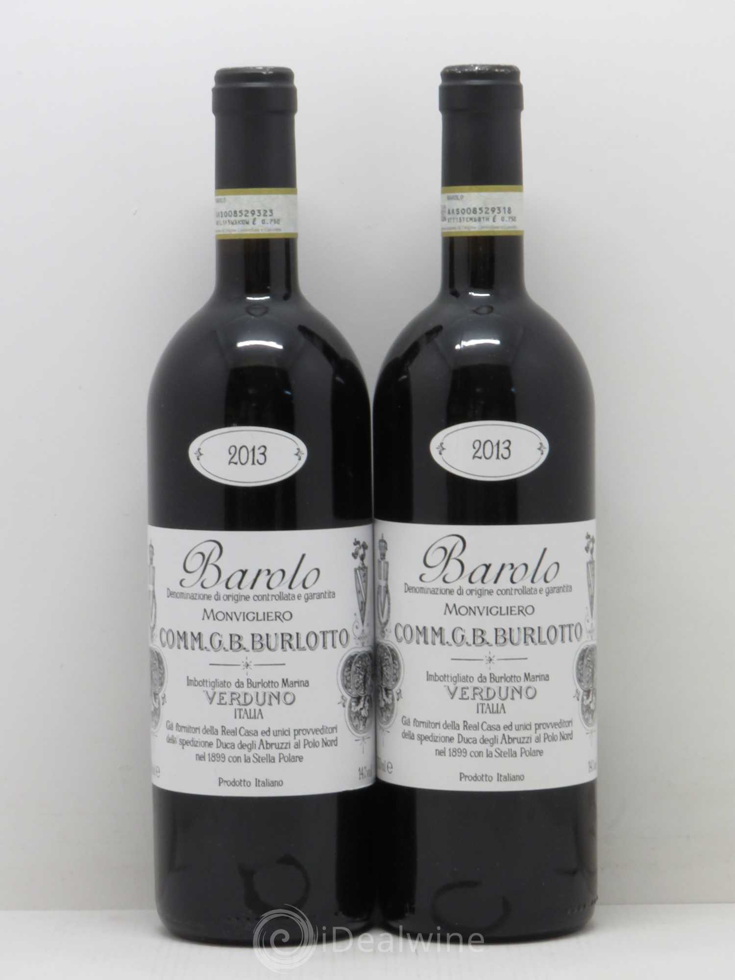 Barolo Monvigliero Burlotto 2013 - Posten von 2 Flaschen - 0