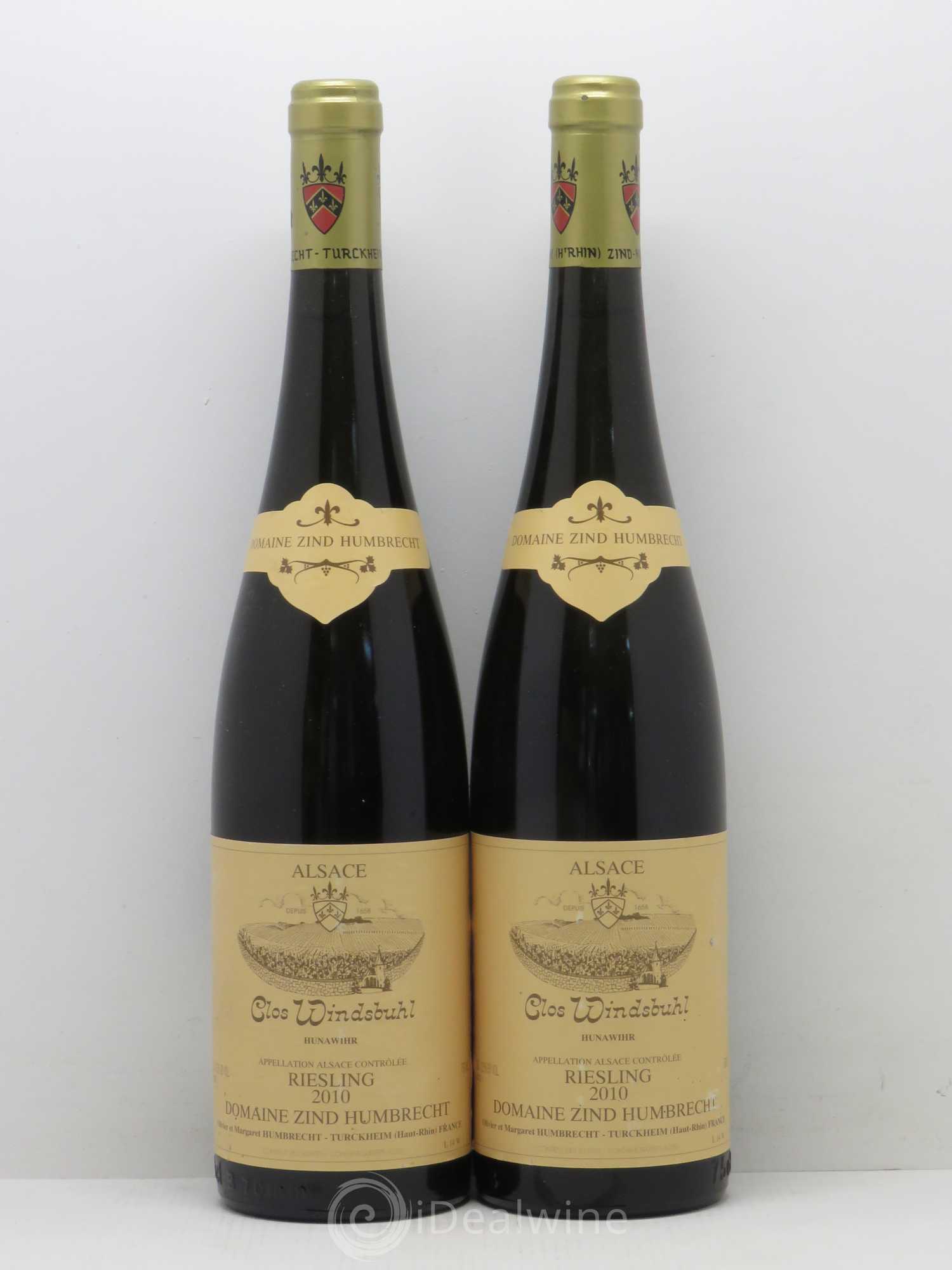 Alsace Riesling Clos Windsbuhl Zind-Humbrecht (Domaine) 2010 - Lot de 2 bouteilles - 0