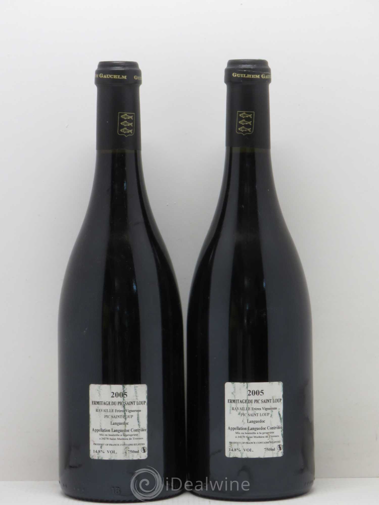 Pic Saint-Loup Héritage du Pic Saint-Loup (anciennement Ermitage) Guilhem Gaucelm 2005 - Lot de 2 bouteilles - 1