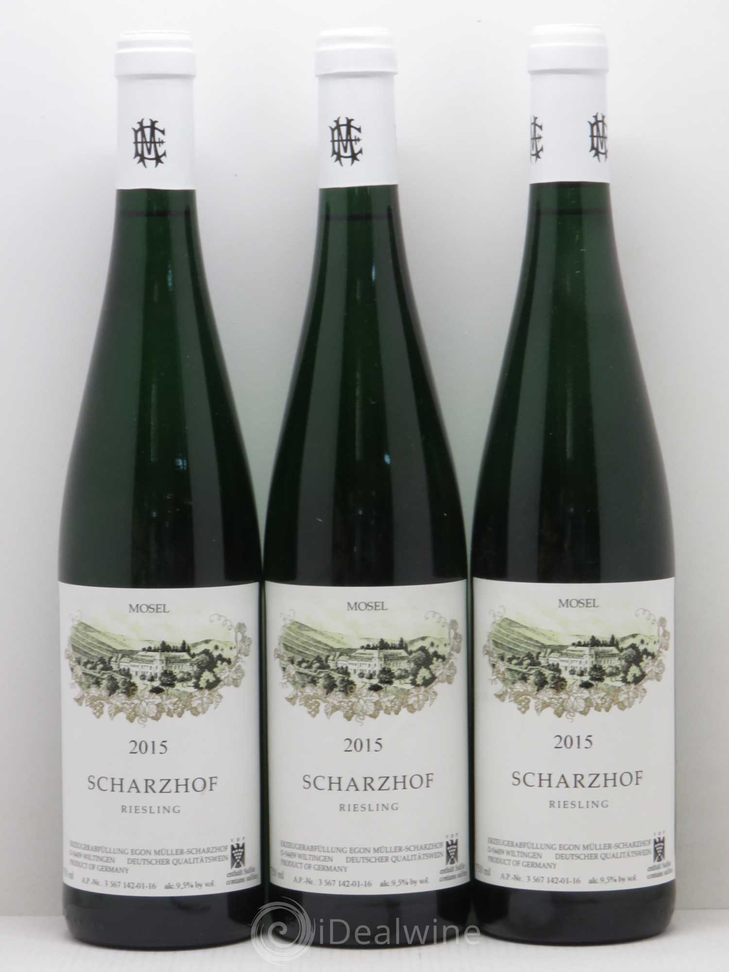 Riesling Egon Muller Scharzhof 2015 - Posten von 3 Flaschen - 0