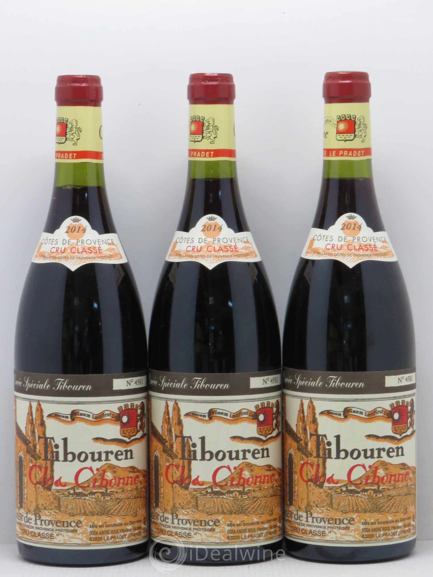 Côtes de Provence Cuvée Spéciale Tibouren Clos Cibonne Cuvée Spéciale Tibouren 2014 - Lot de 3 bouteilles - 0